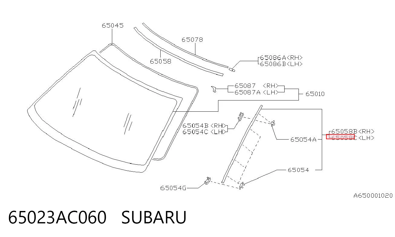 65023AC060 Subaru