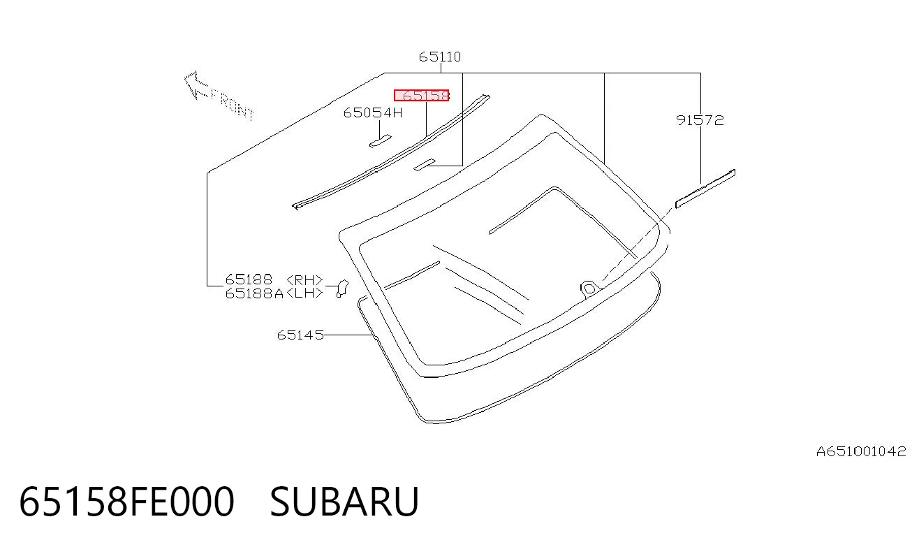65158FE000 Subaru
