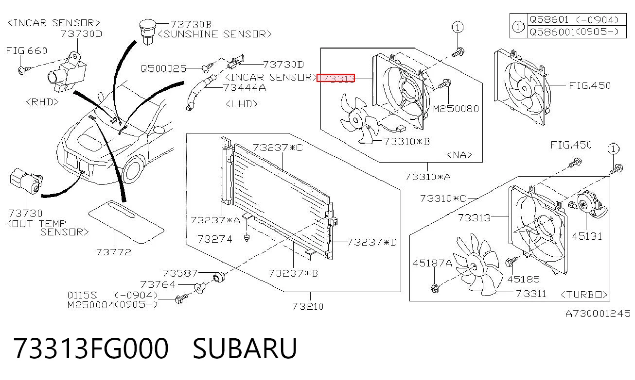 73313FG000 Subaru 