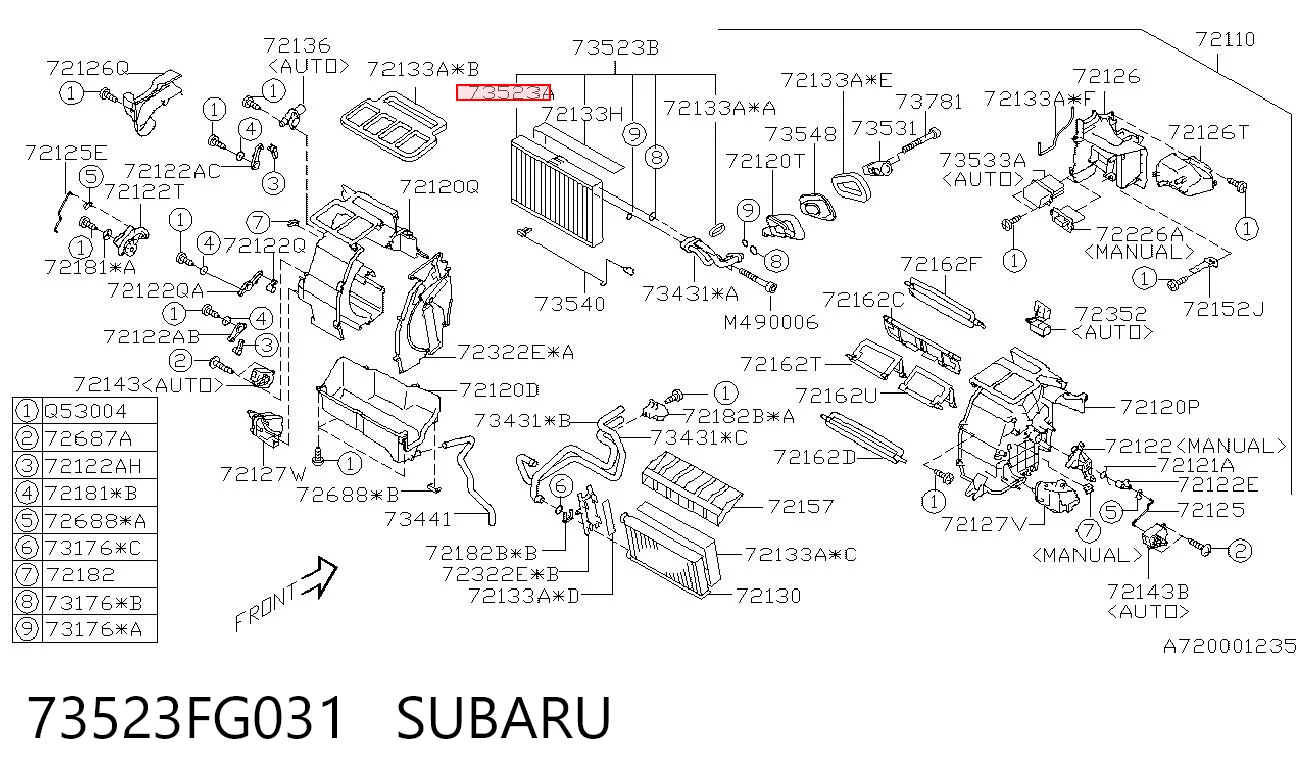 Купить 7241P82 Polcar Радиатор кондиционера салонный, испаритель