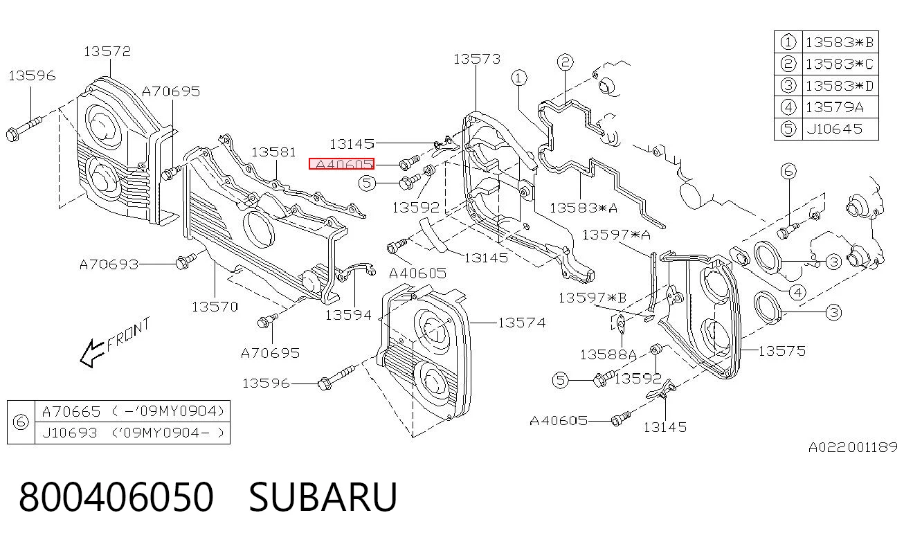 800406050 Subaru 