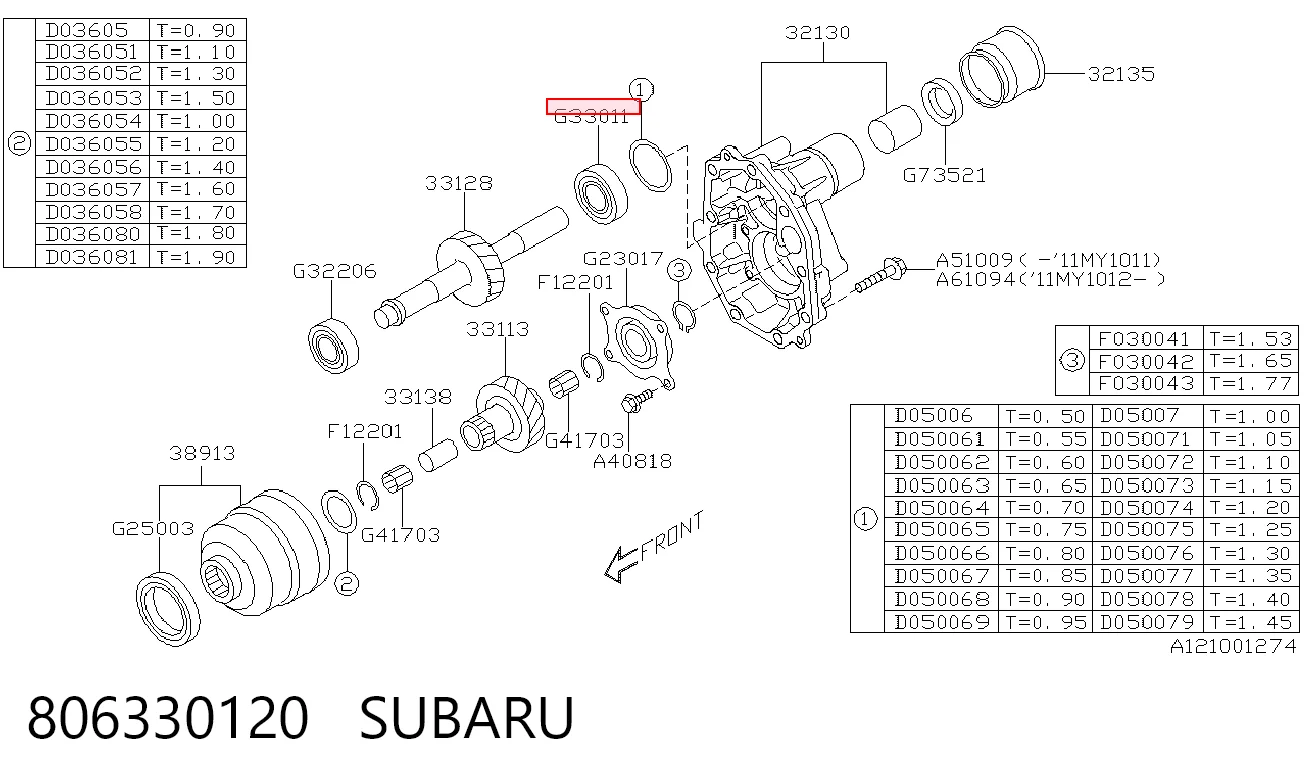 42470853 Fiat/Alfa/Lancia Подшипник раздатки, выходного вала, задний