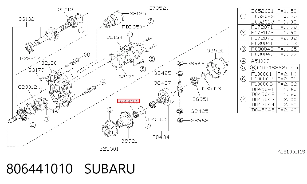 806441010 Subaru