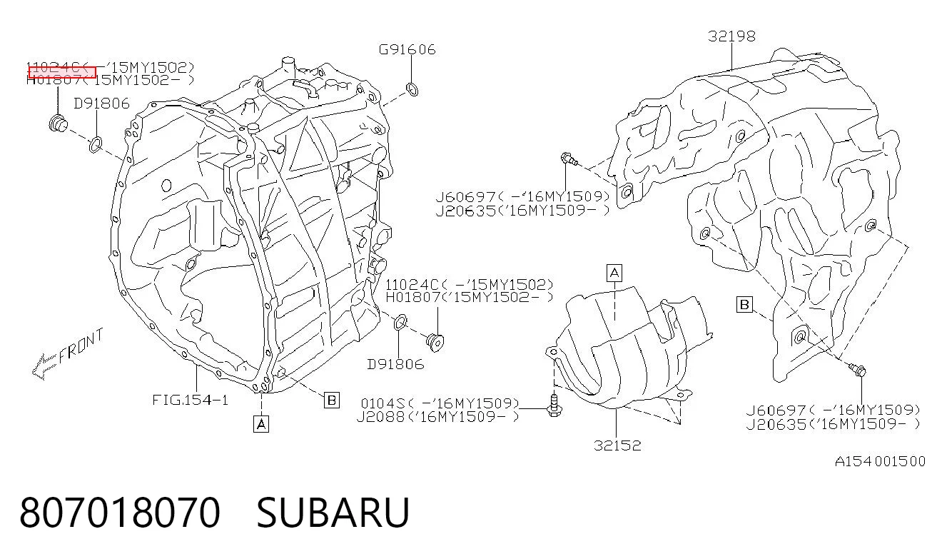 807018070 Subaru 