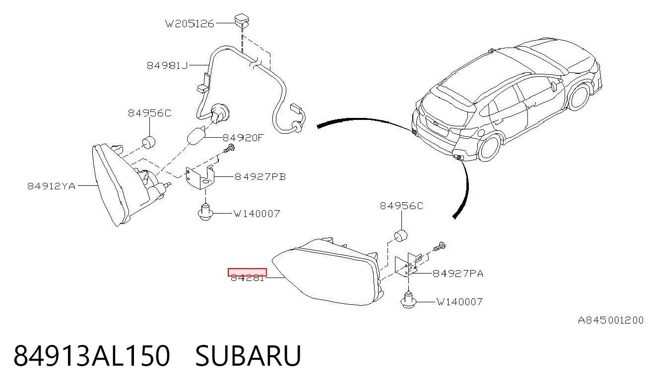 Правая противотуманная фара Polcar 721530E