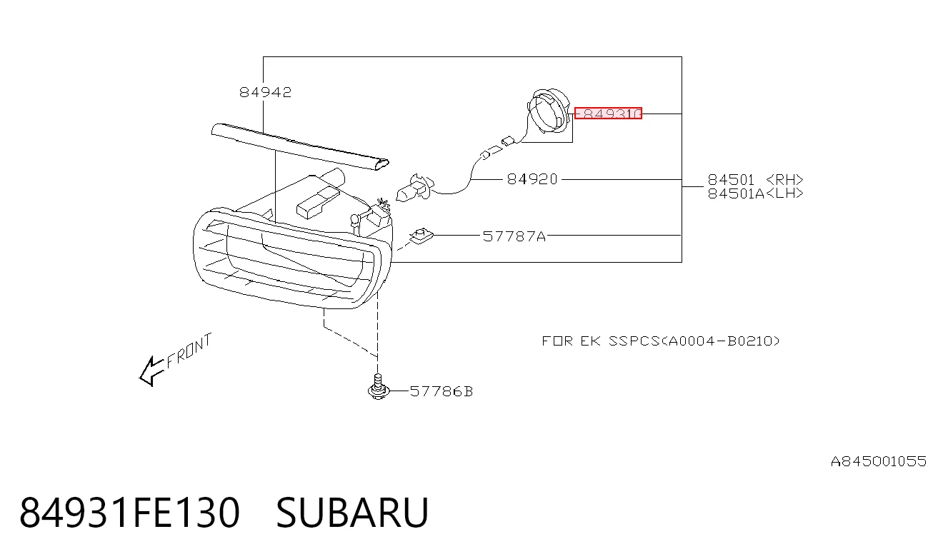 84931FE130 Subaru