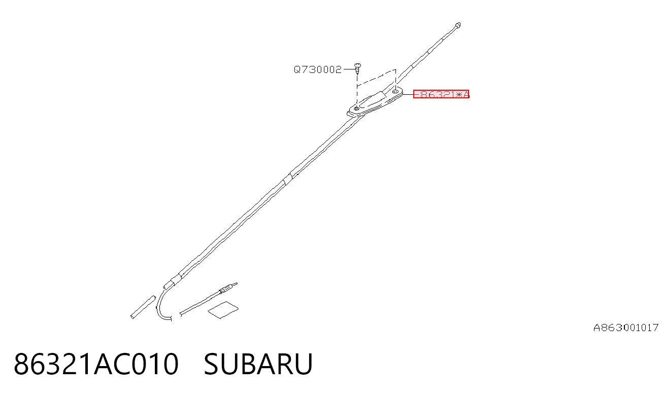 86321AC010 Subaru