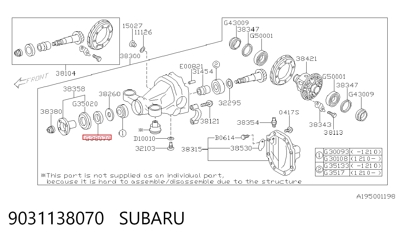 Сальник заднего хвостовика редуктора  на Lexus IS  E2