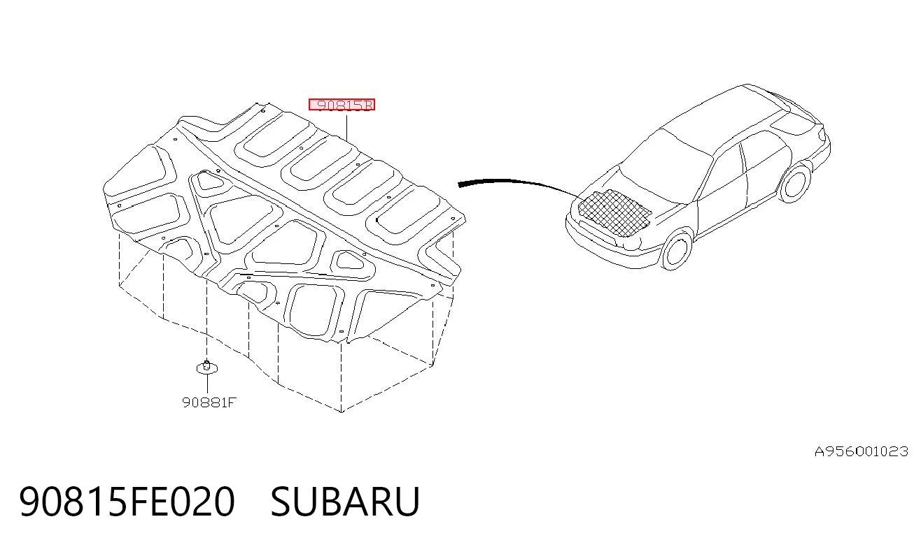 Шумоизоляция капота Subaru Impreza 2 GD