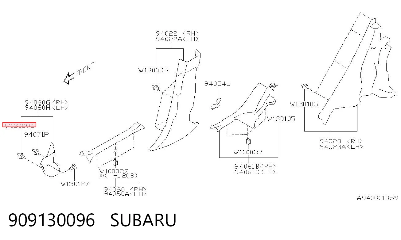909130096 Subaru 