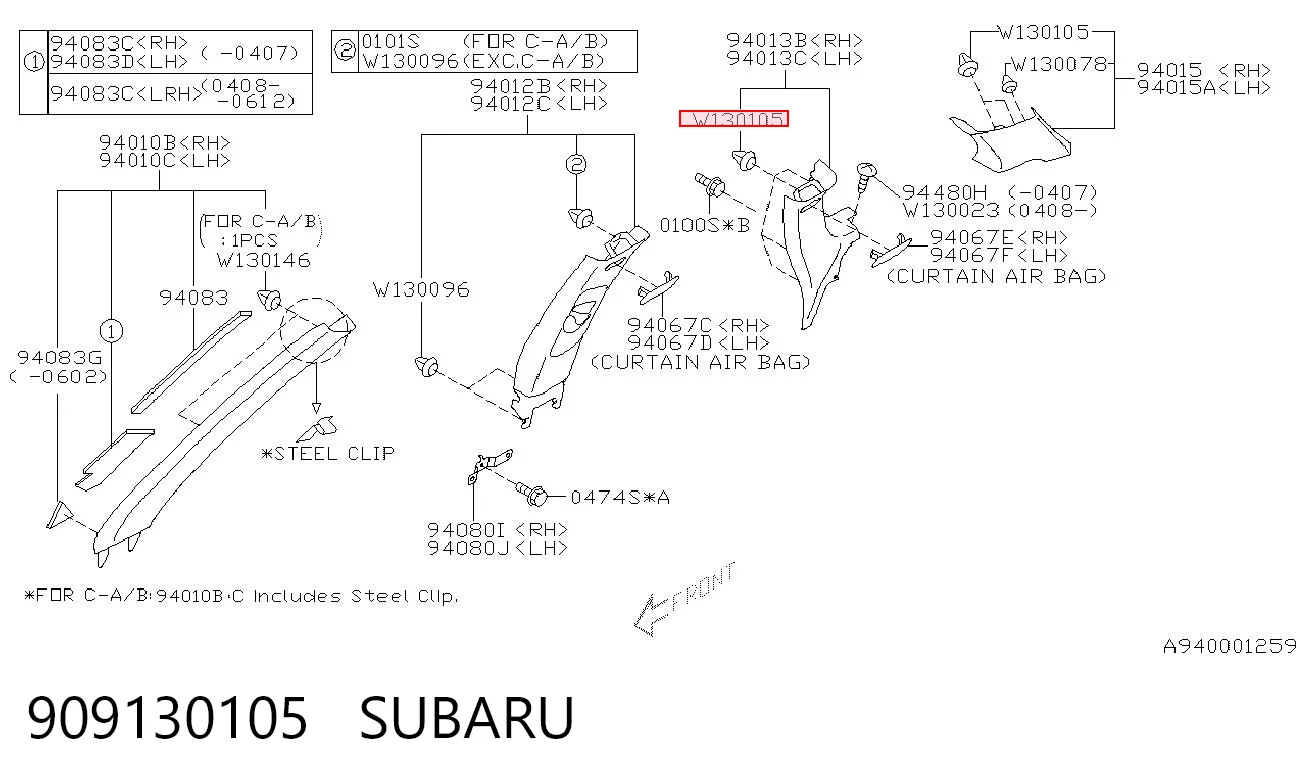 909130105 Subaru 