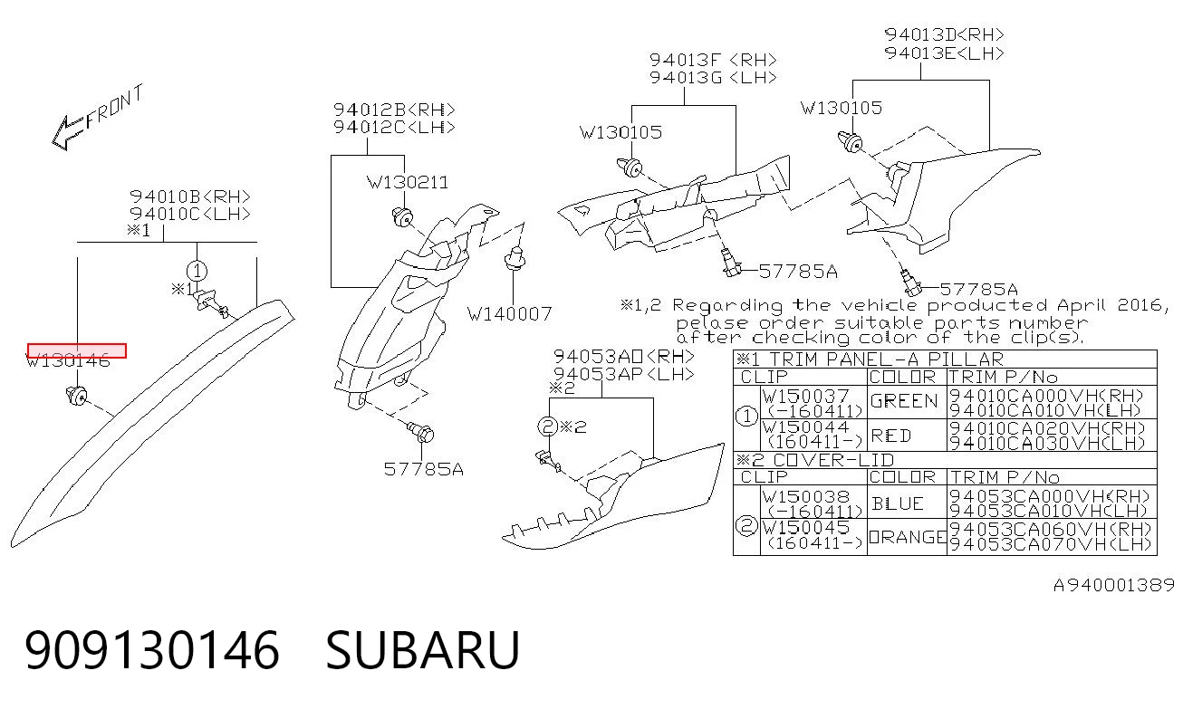 909130146 Subaru 