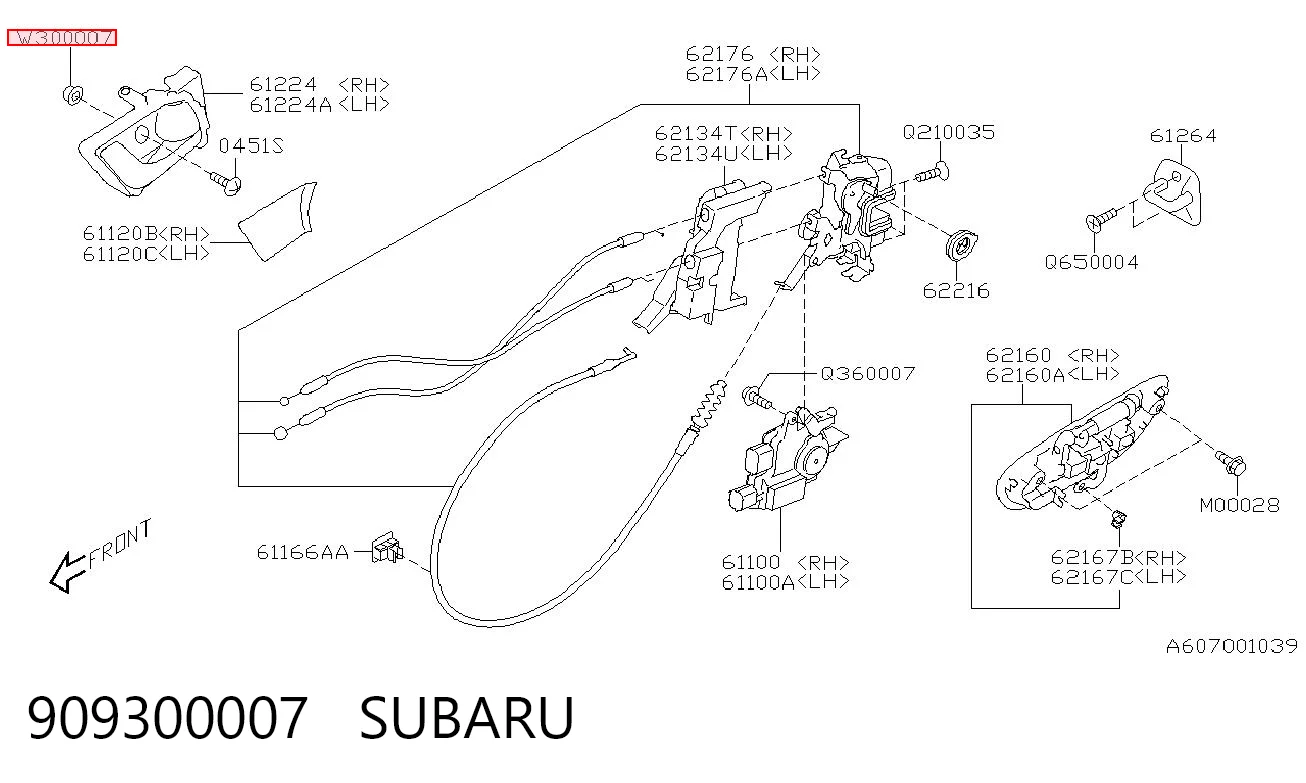 909300007 Subaru 