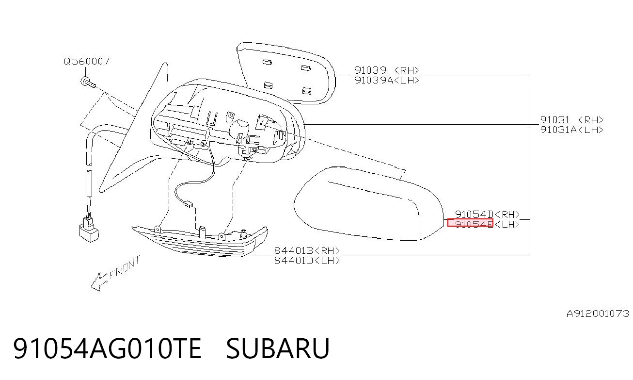 91054AG010TE Subaru 