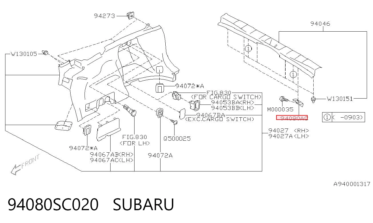 94080SC020 Subaru 
