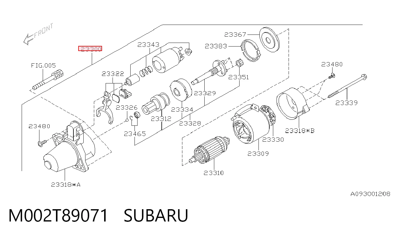  Стартер Subaru Outback 4