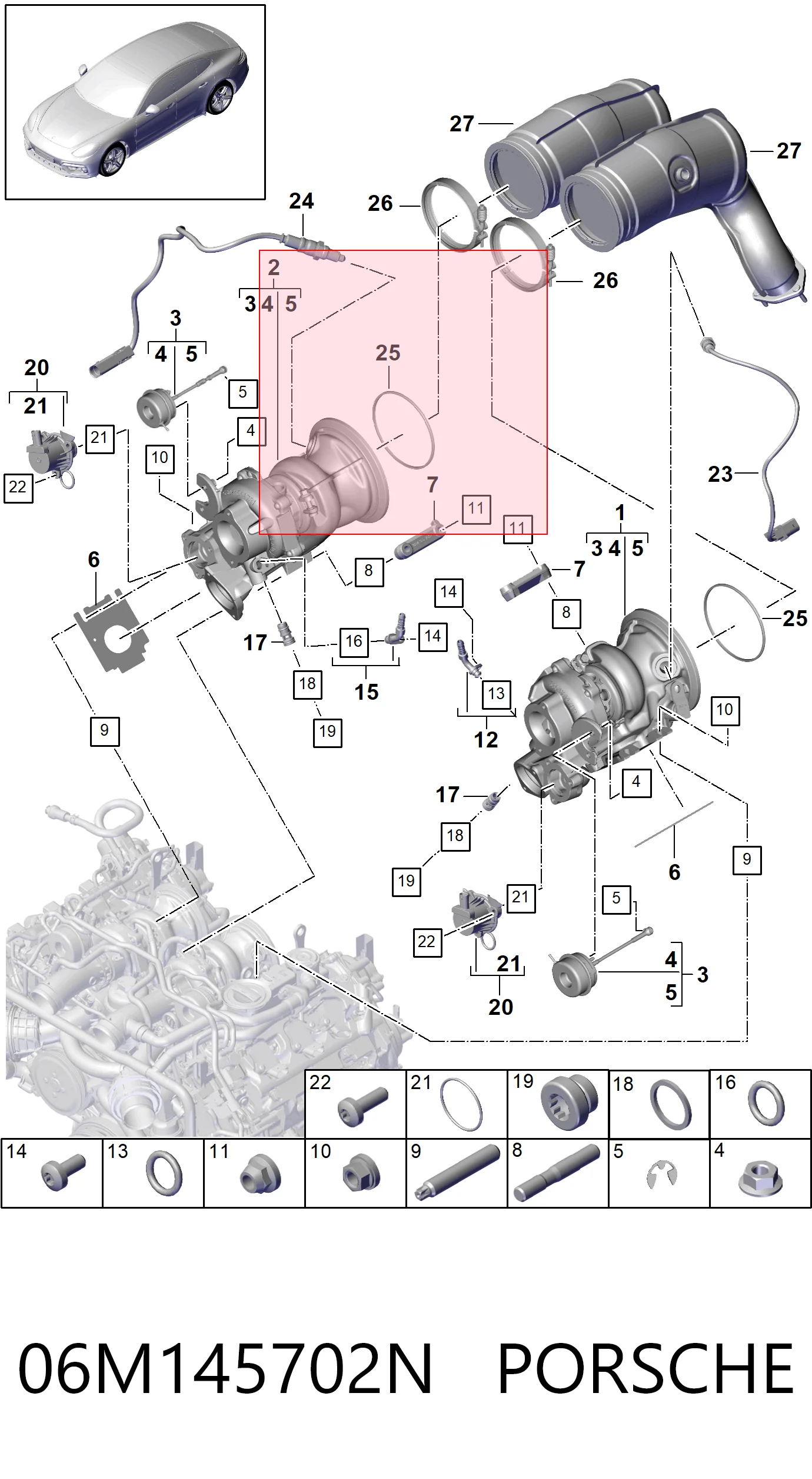 Турбокомпрессор Borg-Warner 53039880802