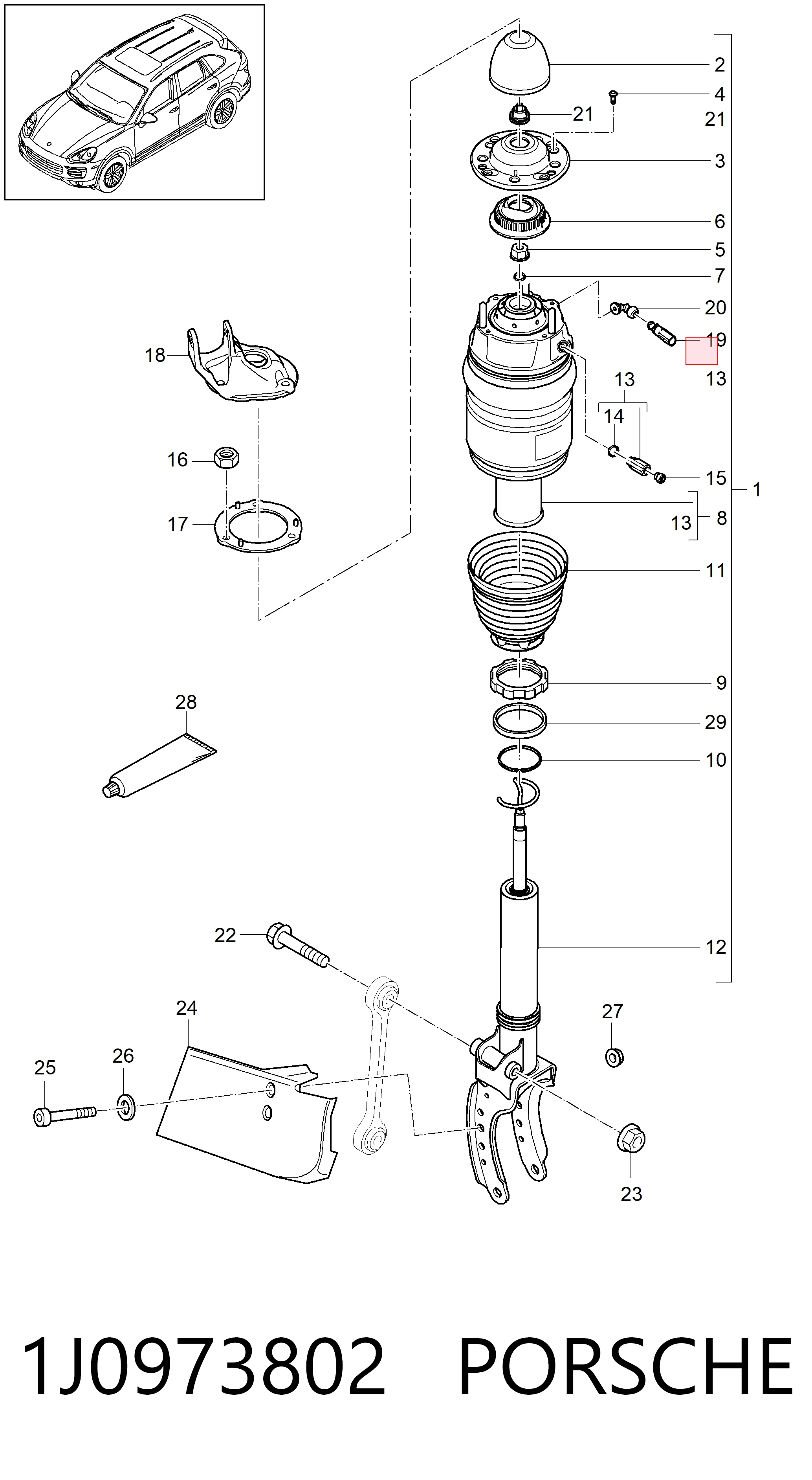 Купить 1J0973802 Bentley Разъем (фишка) датчика износа тормозных колодок