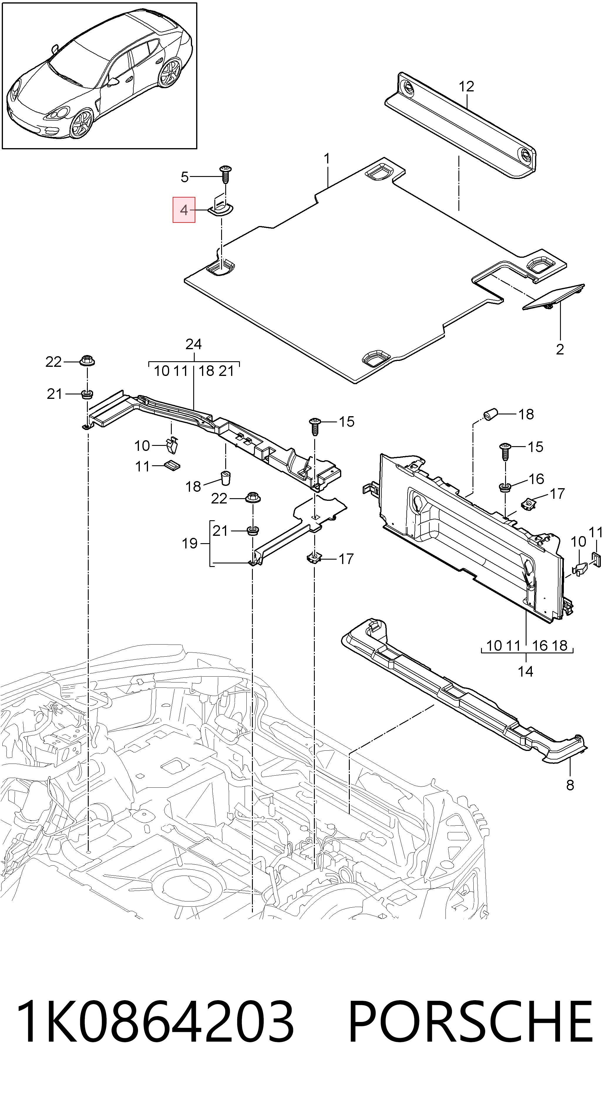Петля крепления груза Bentley 1J0864203D цена, от 1.27 USD