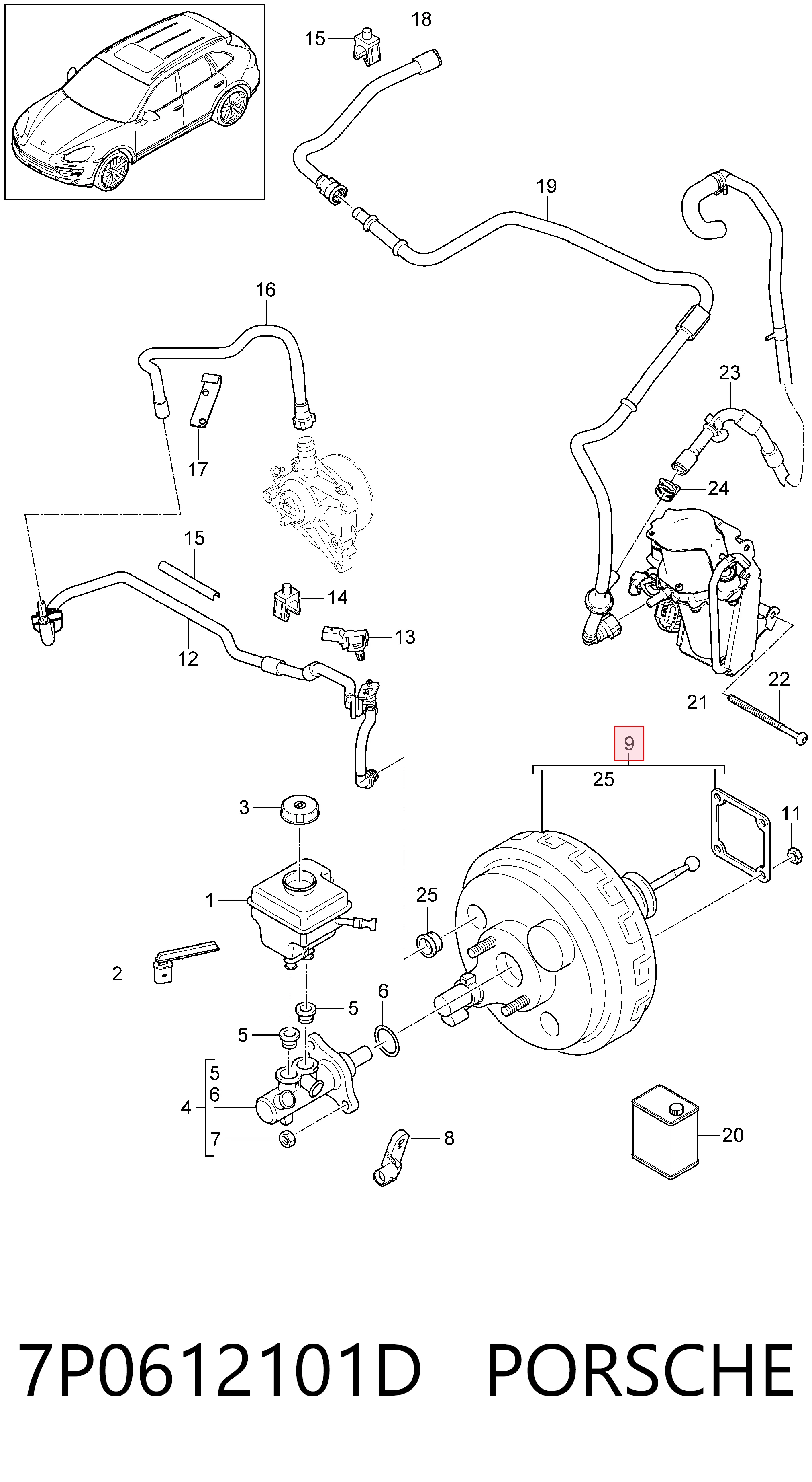 Вакуумник Porsche Cayenne II внедорожник (92A) (2010 - 2026) цена, от 24.01 USD