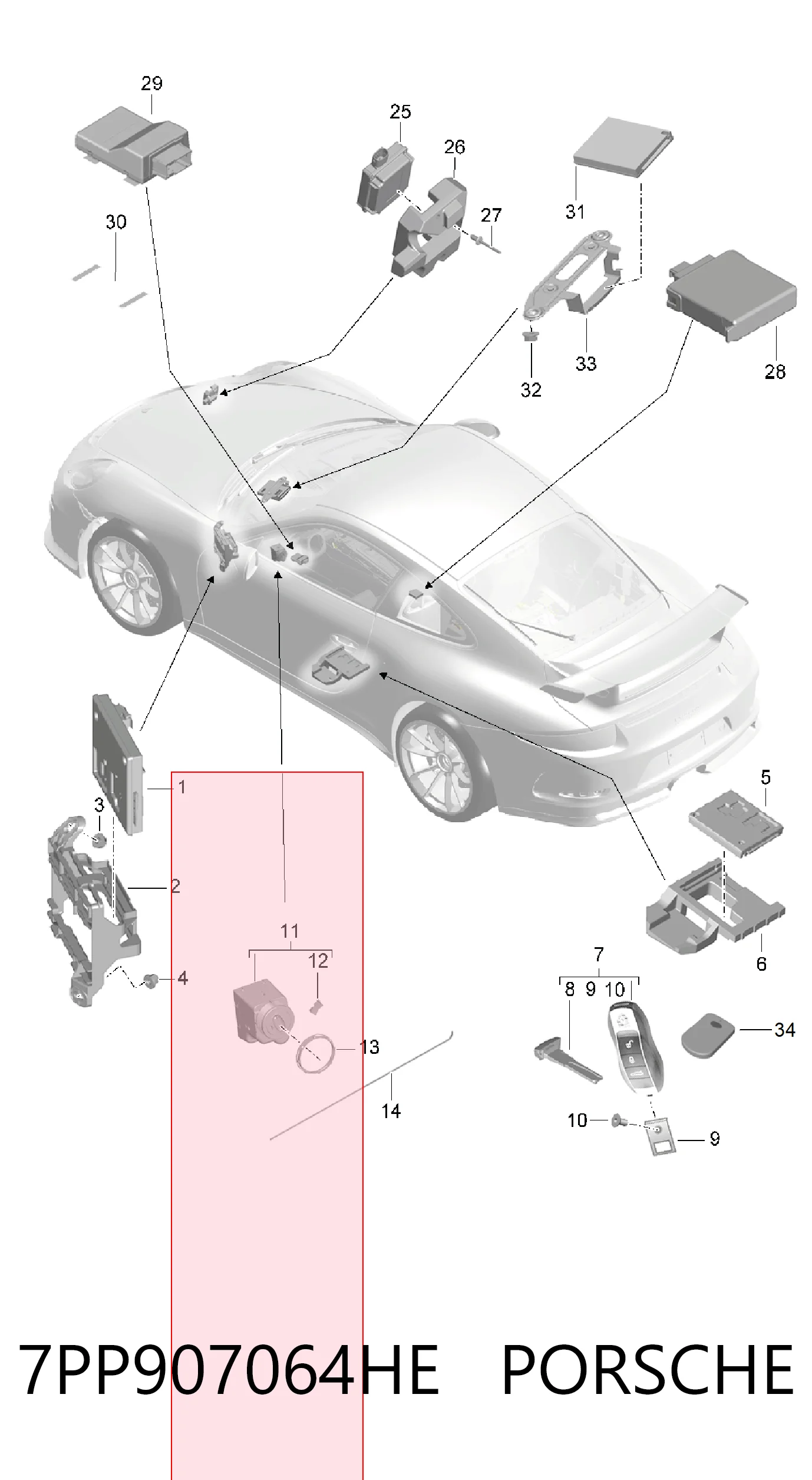 Компьютер бортовой VAG 7PP907064JB цена, от 121.47 USD