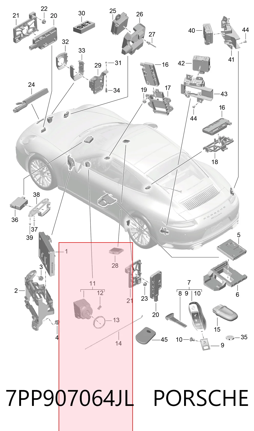Купить 7PP907064JB VAG Модуль управления (ЭБУ) бортовой сети