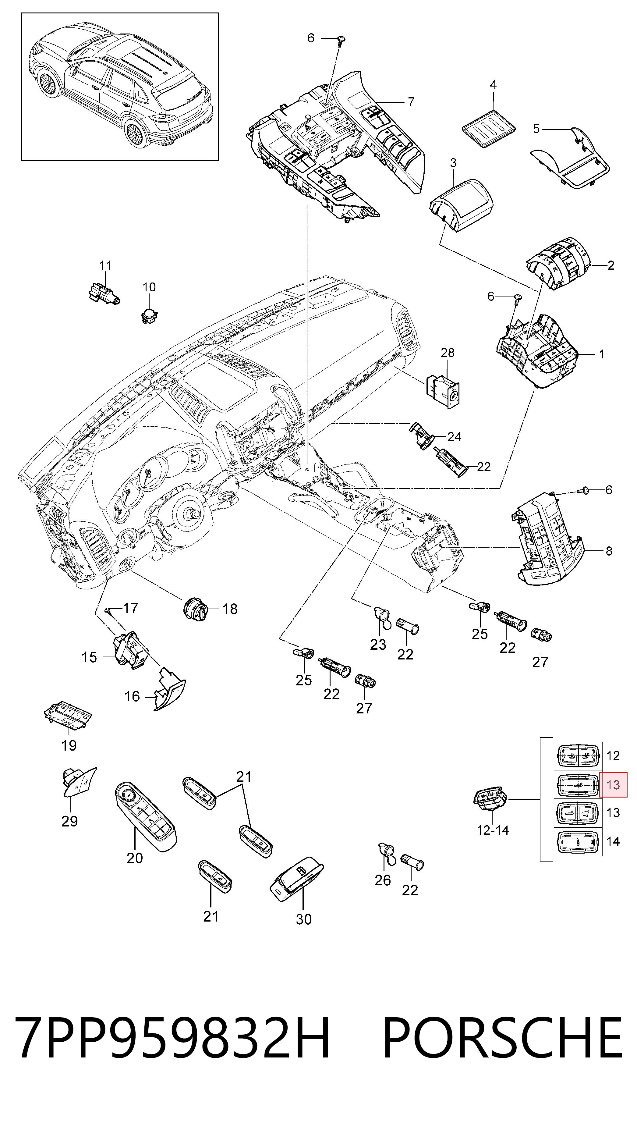 7PP959832H Porsche 