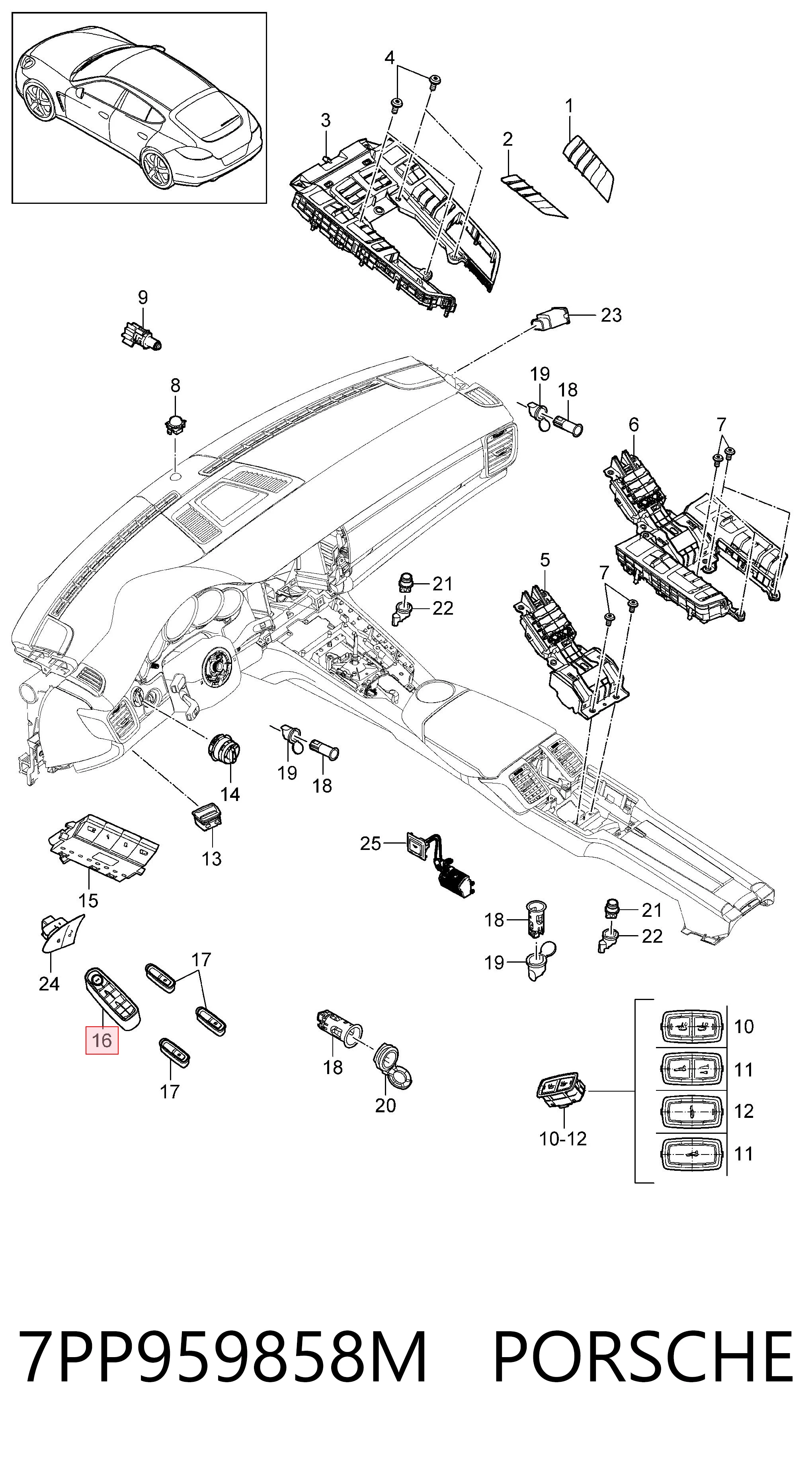 7PP959858M Porsche 