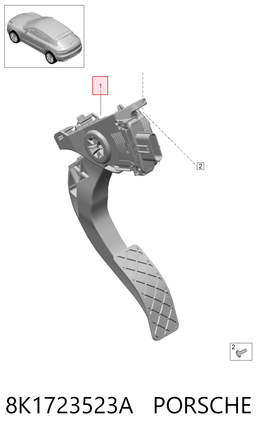 Купить Педаль газа Ауди А6 C7 4G2, 4GC