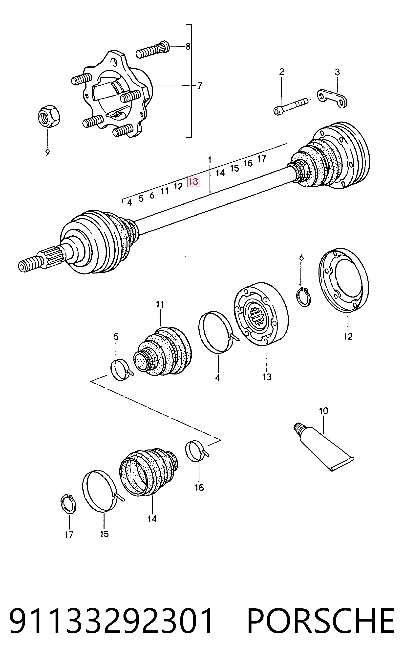 Купить ШРУС внутренний Ауди 100 C4 4A2