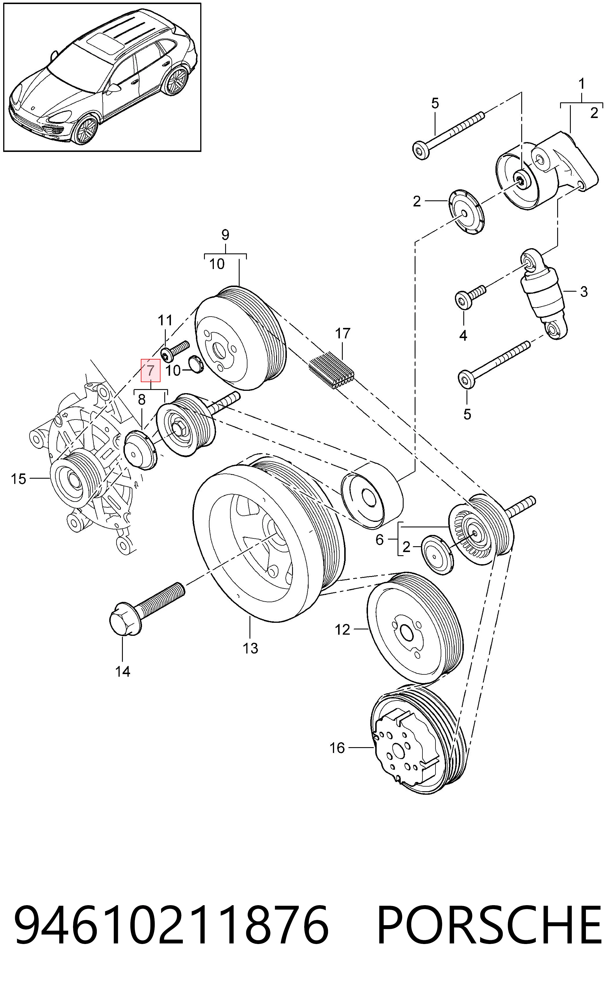 94610211876 Porsche 