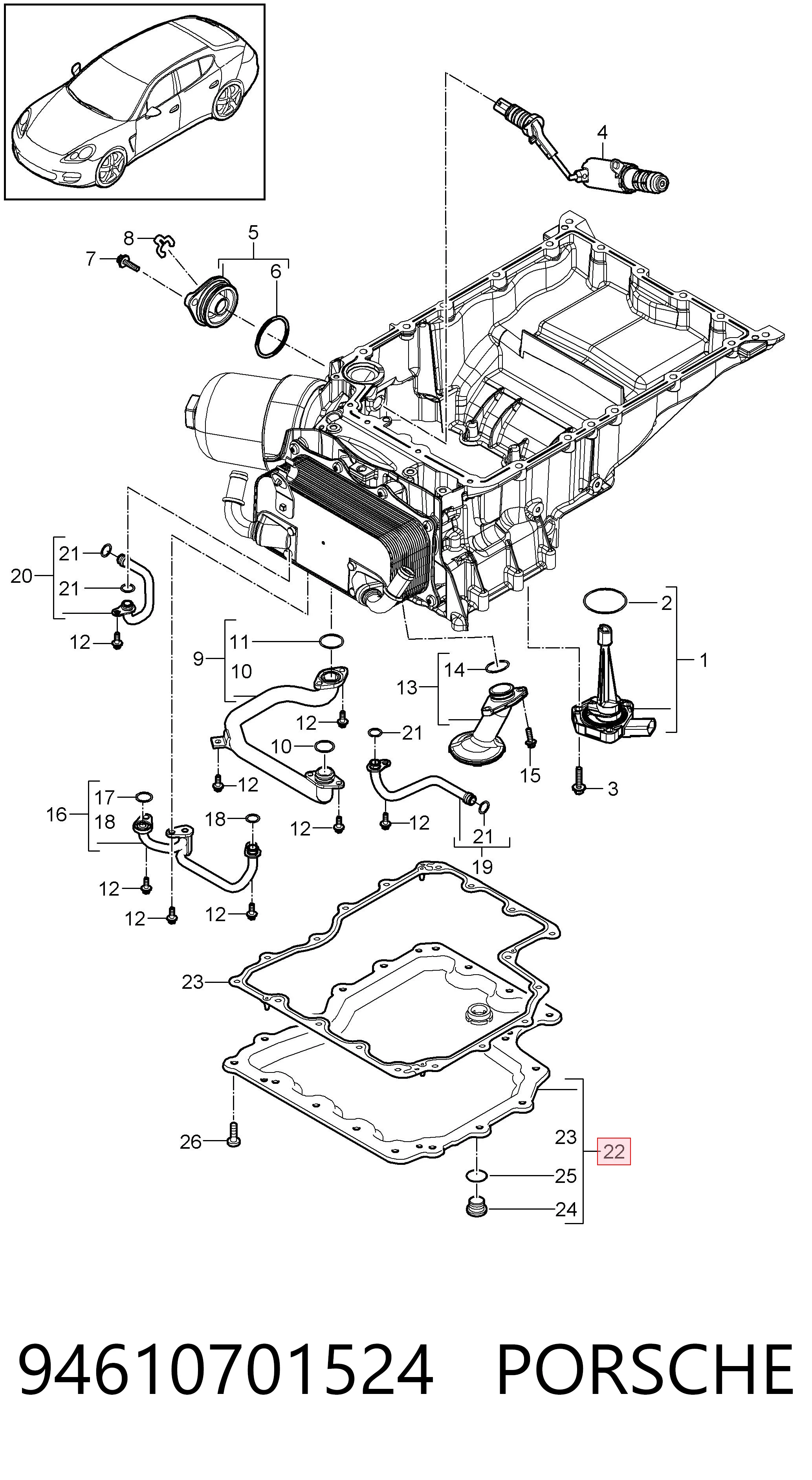 94610701524 Porsche 