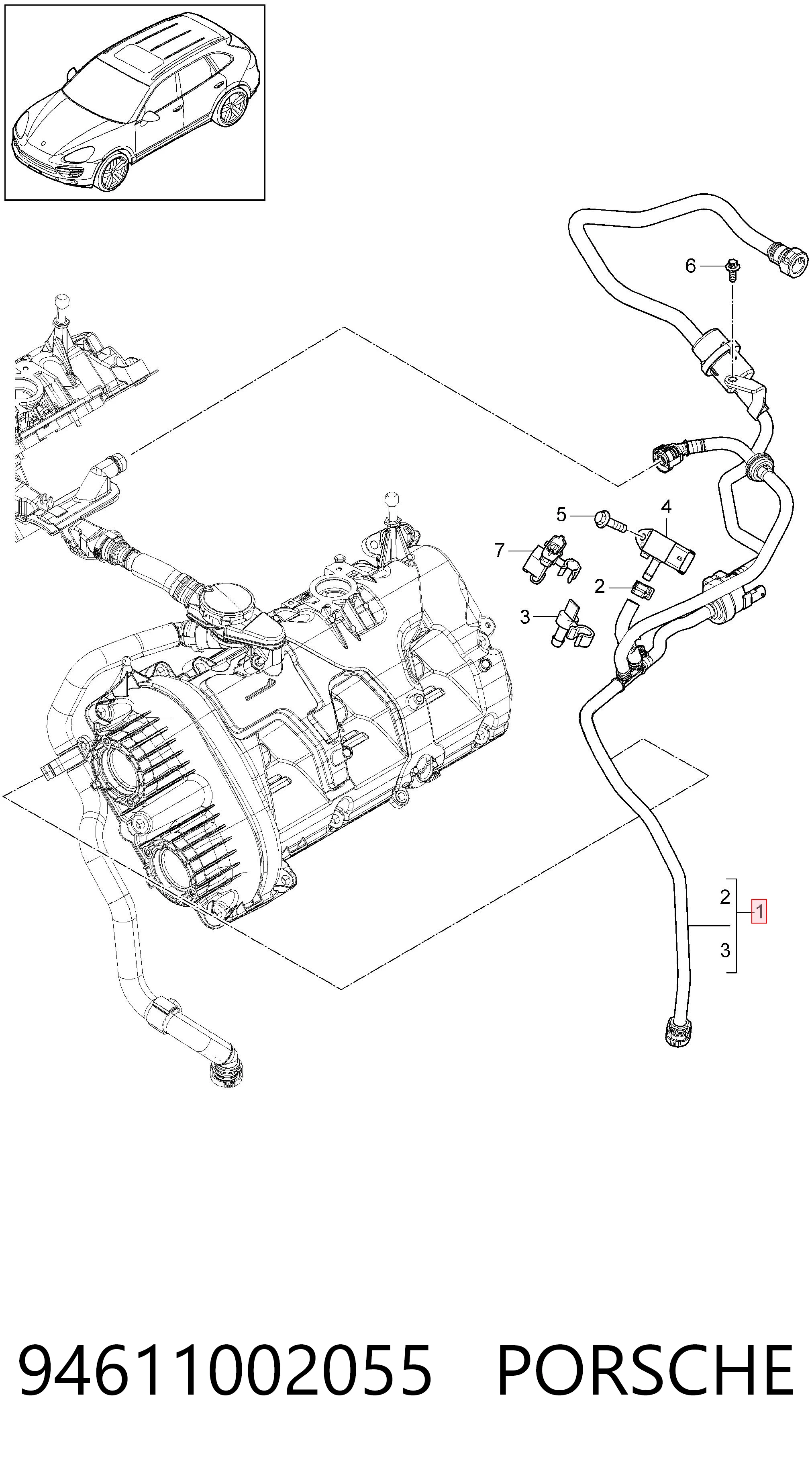 94611002055 Porsche