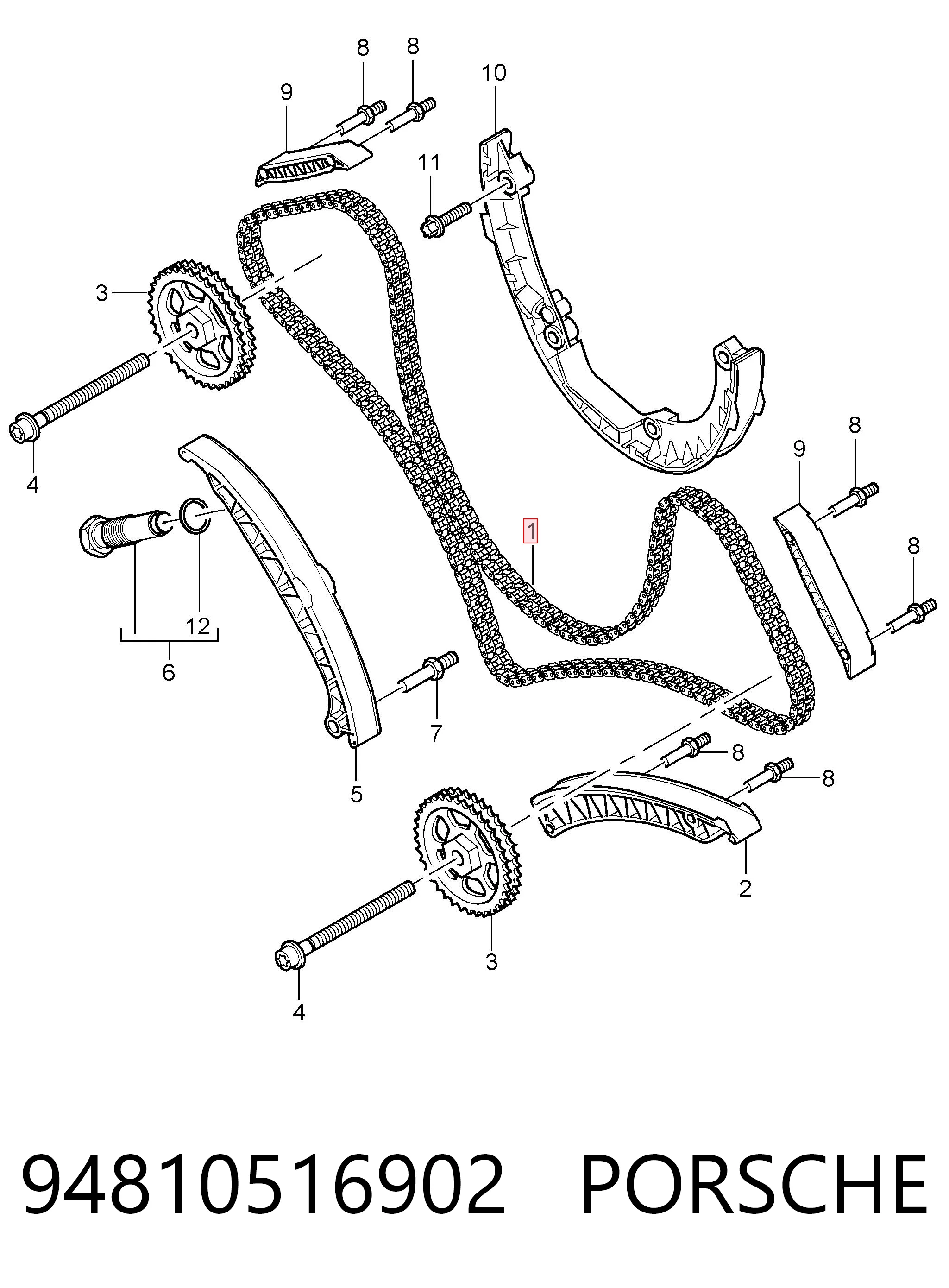 A0009977894 Mercedes Цепь
