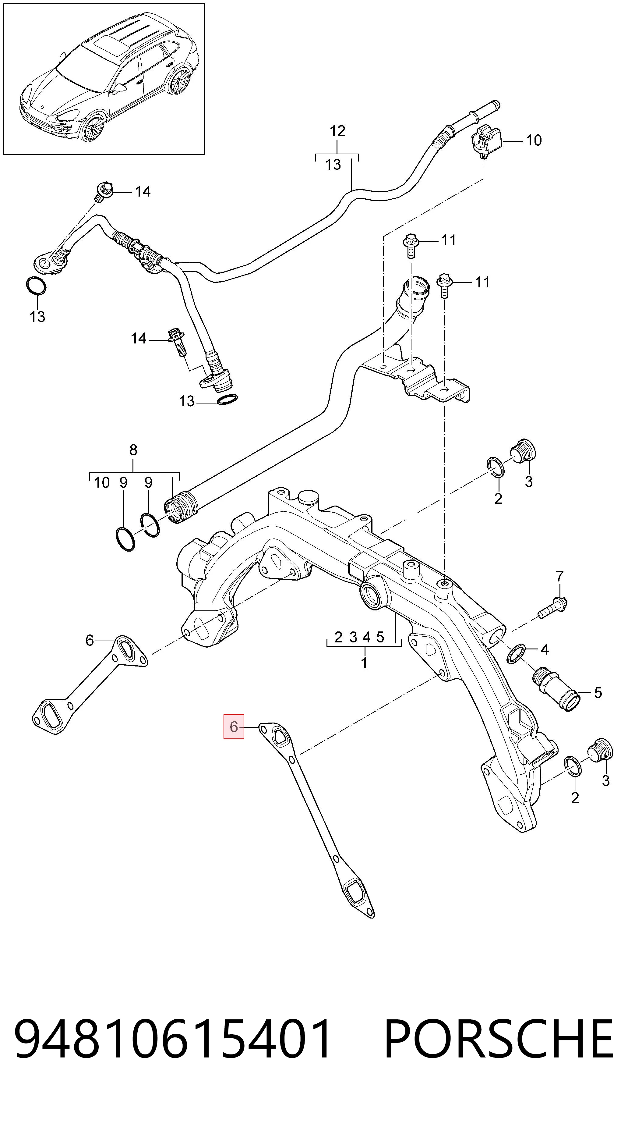 94810615401 Porsche 