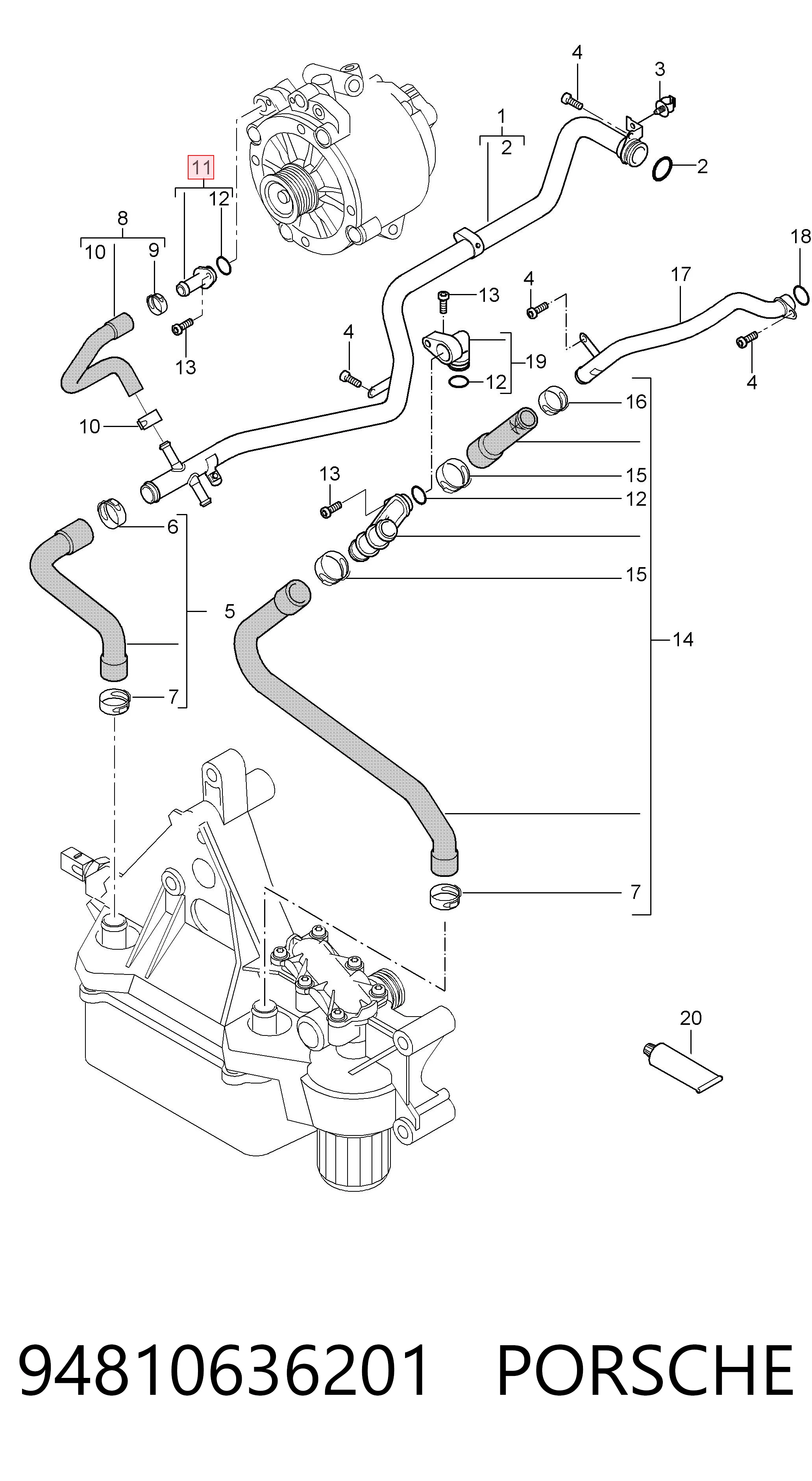 94810636201 Porsche 