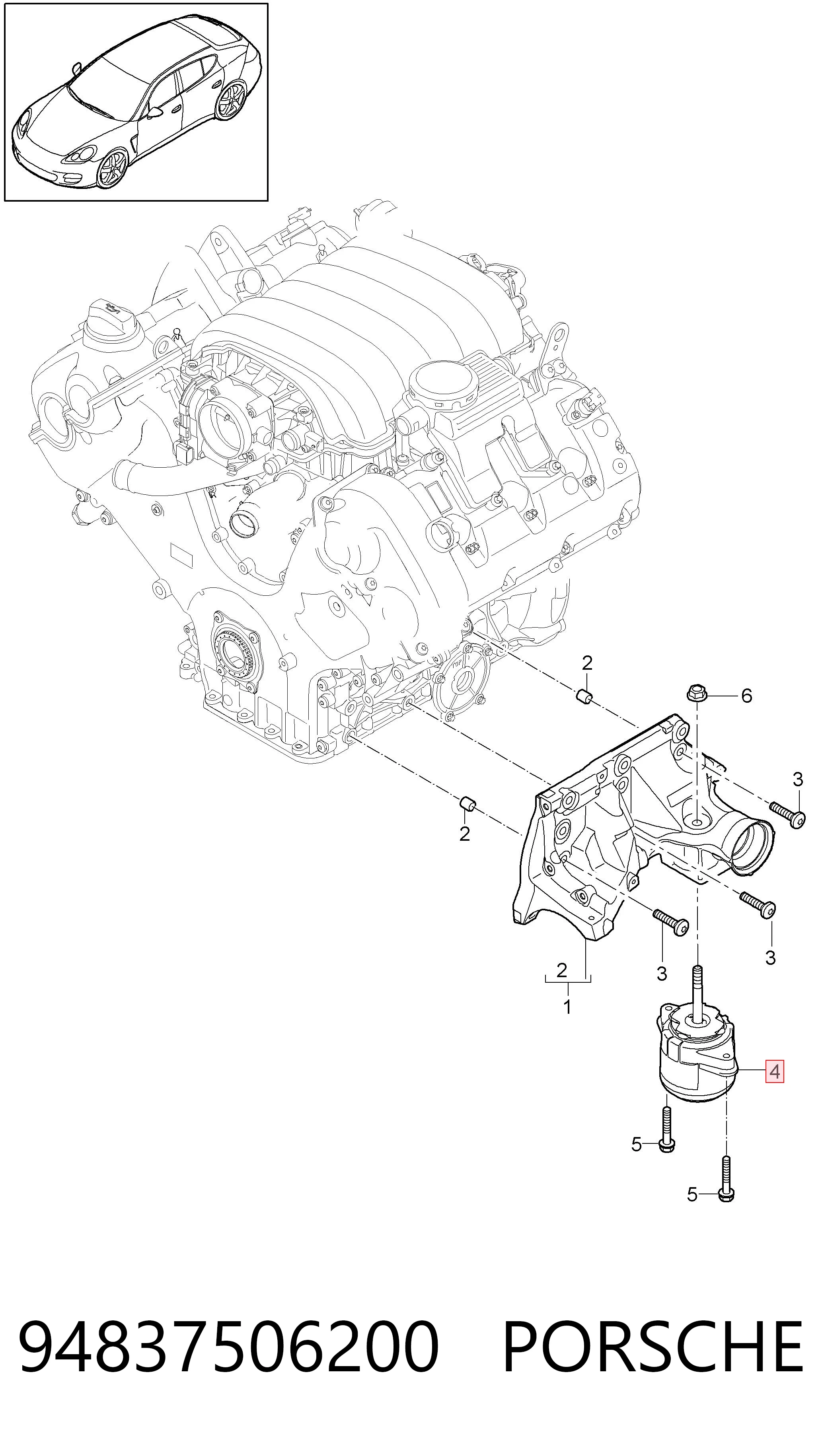 94837506200 Porsche 