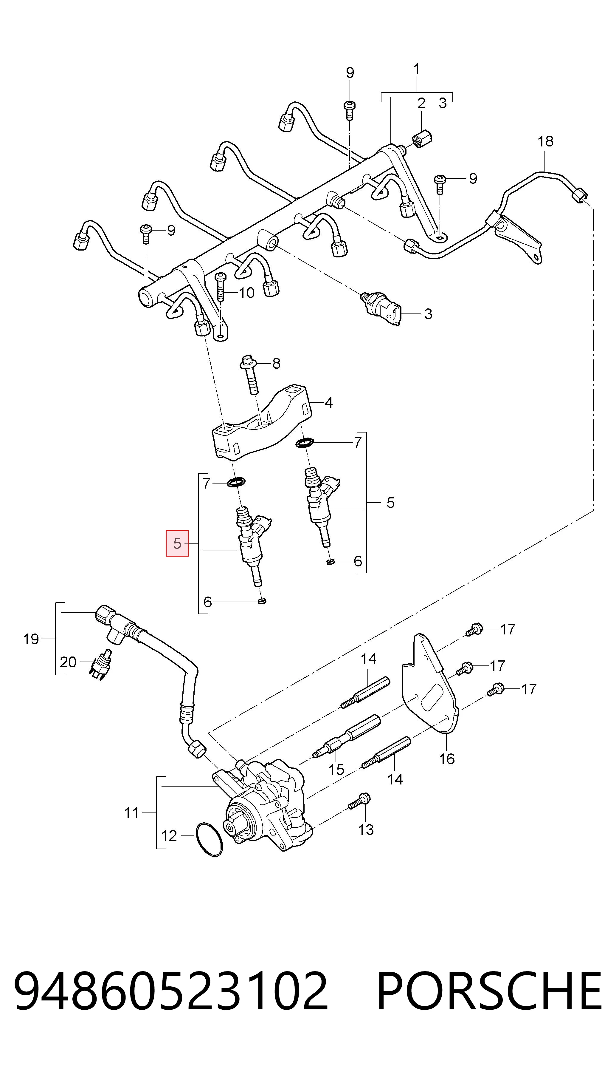 94860523102 Porsche 