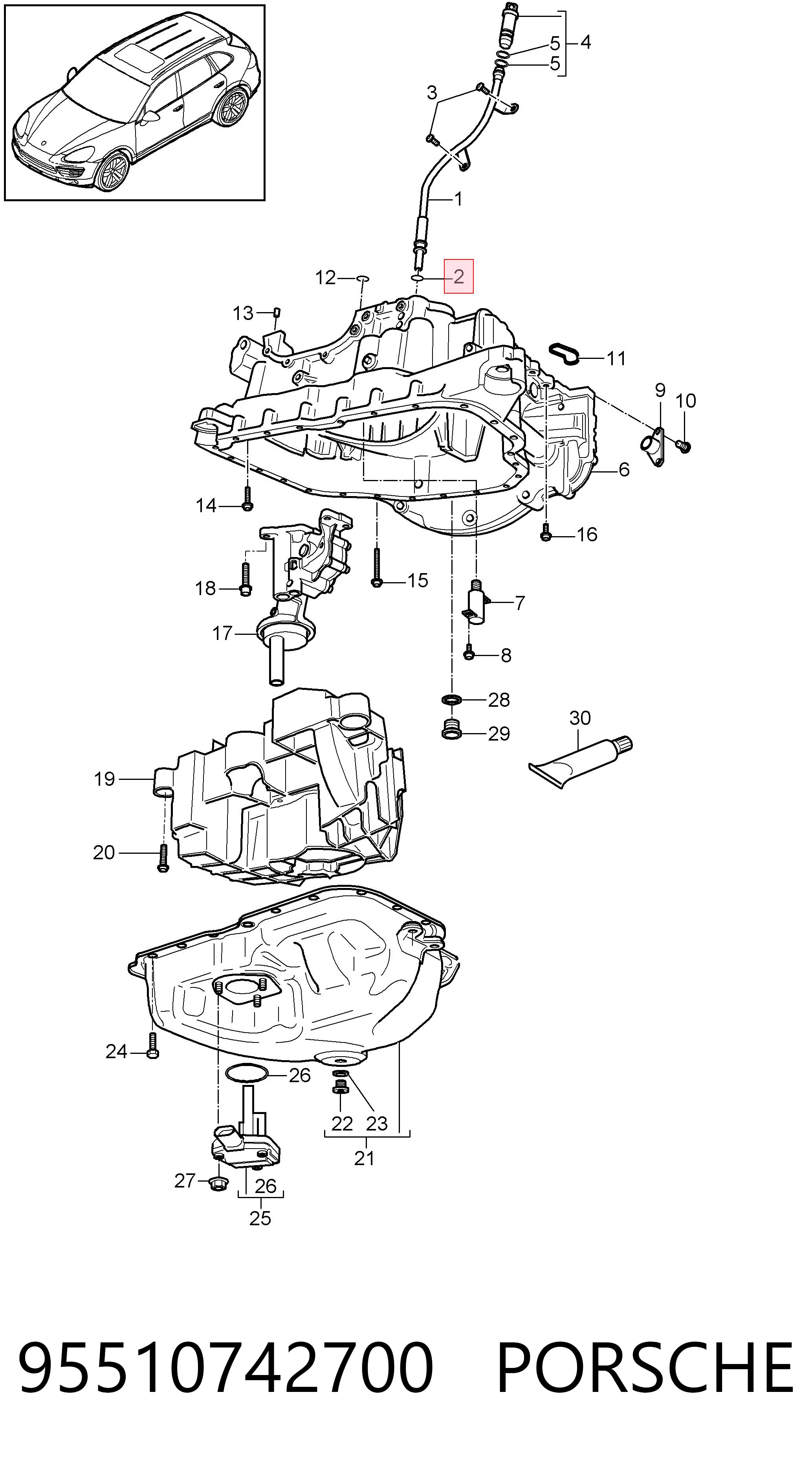 95510742700 Porsche 