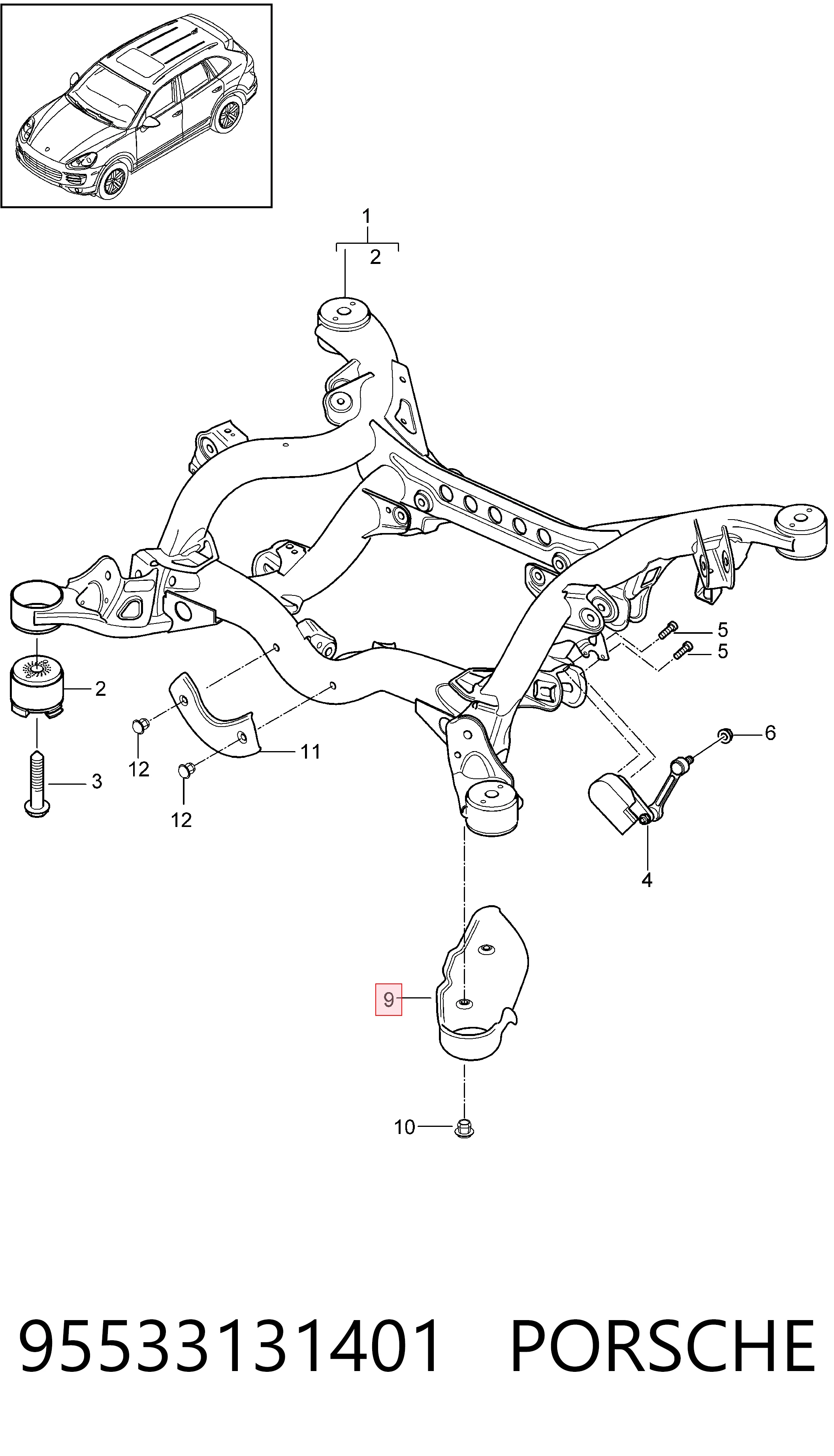 95533131401 Porsche