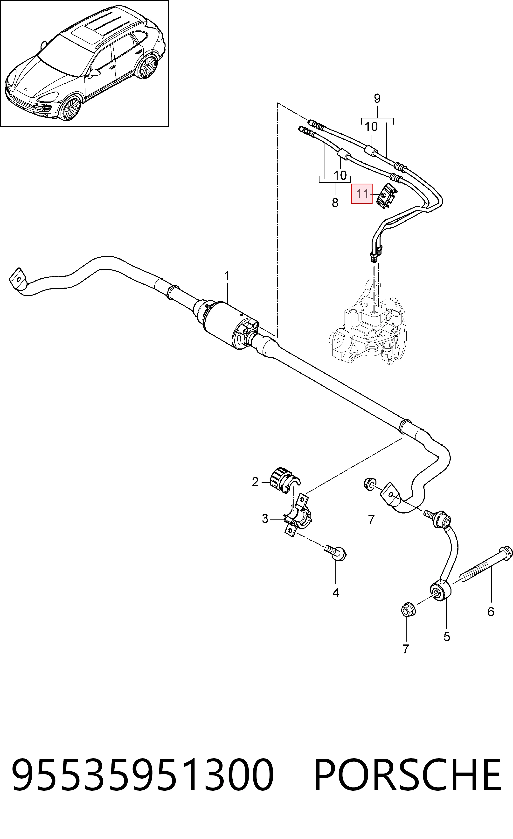 95535951300 Porsche