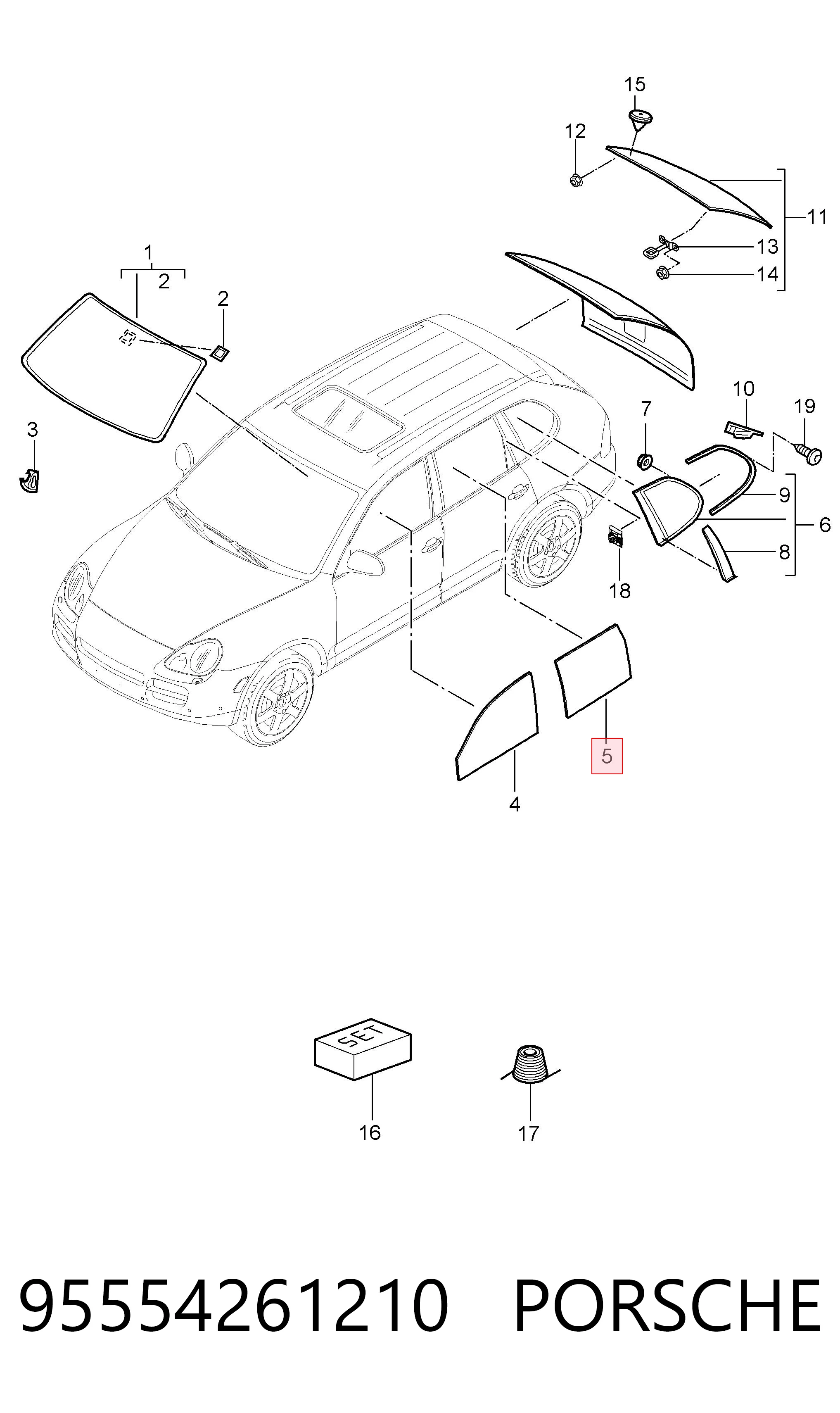 95554261210 Porsche