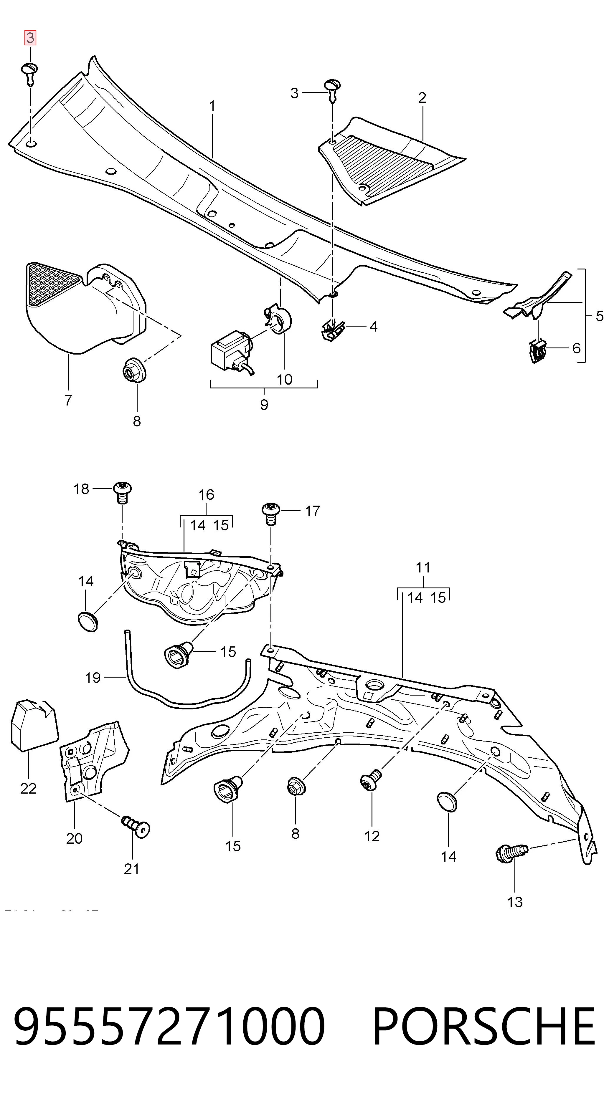 95557271000 Porsche 