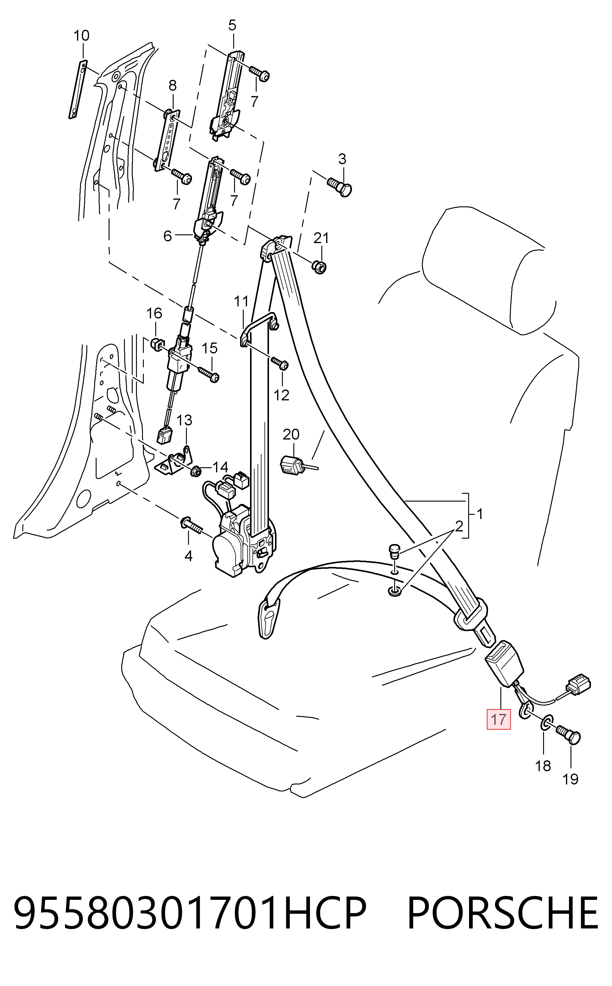  VAG 95580301701HCP цена, от 16.47 USD