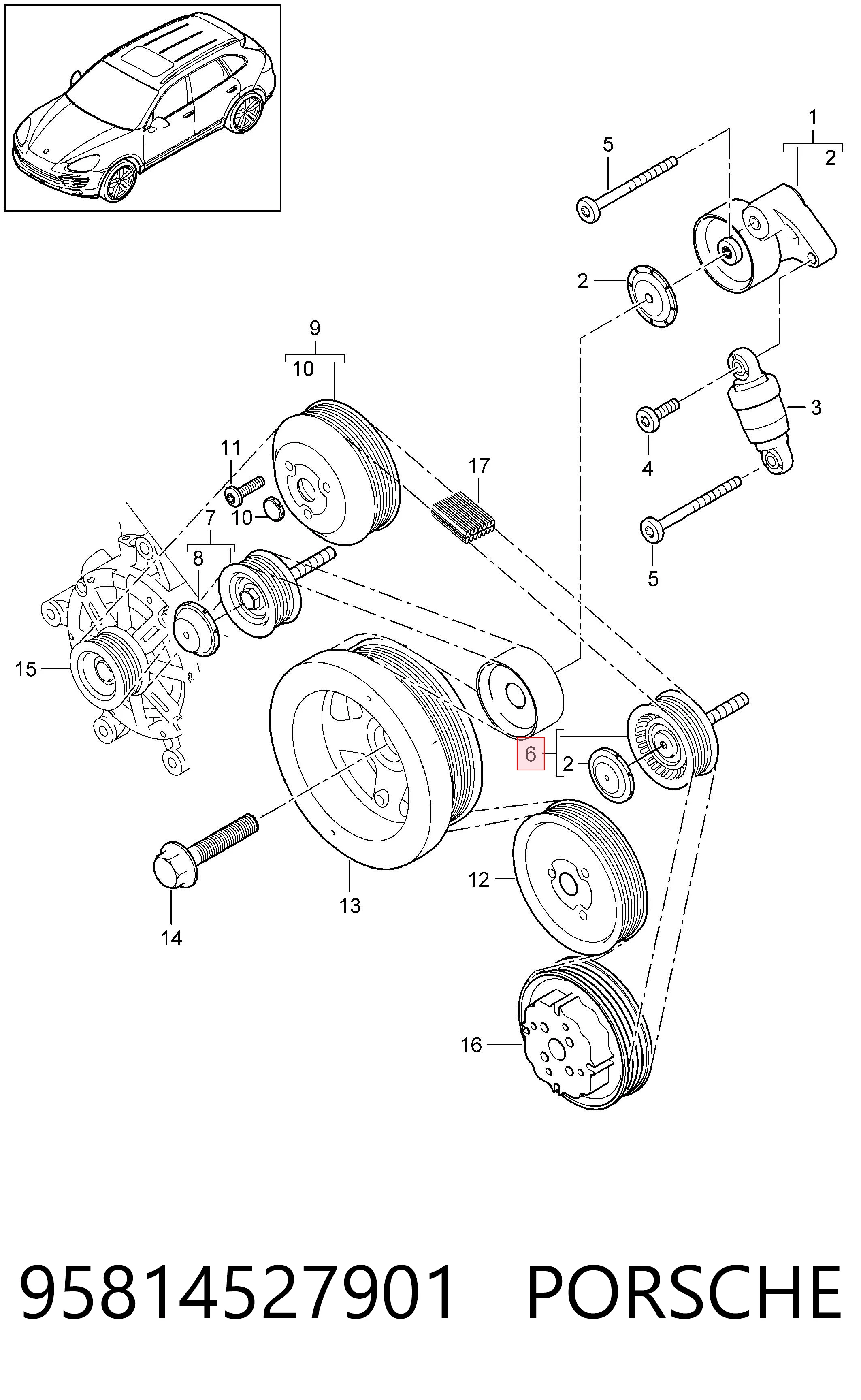 95814527901 Porsche 