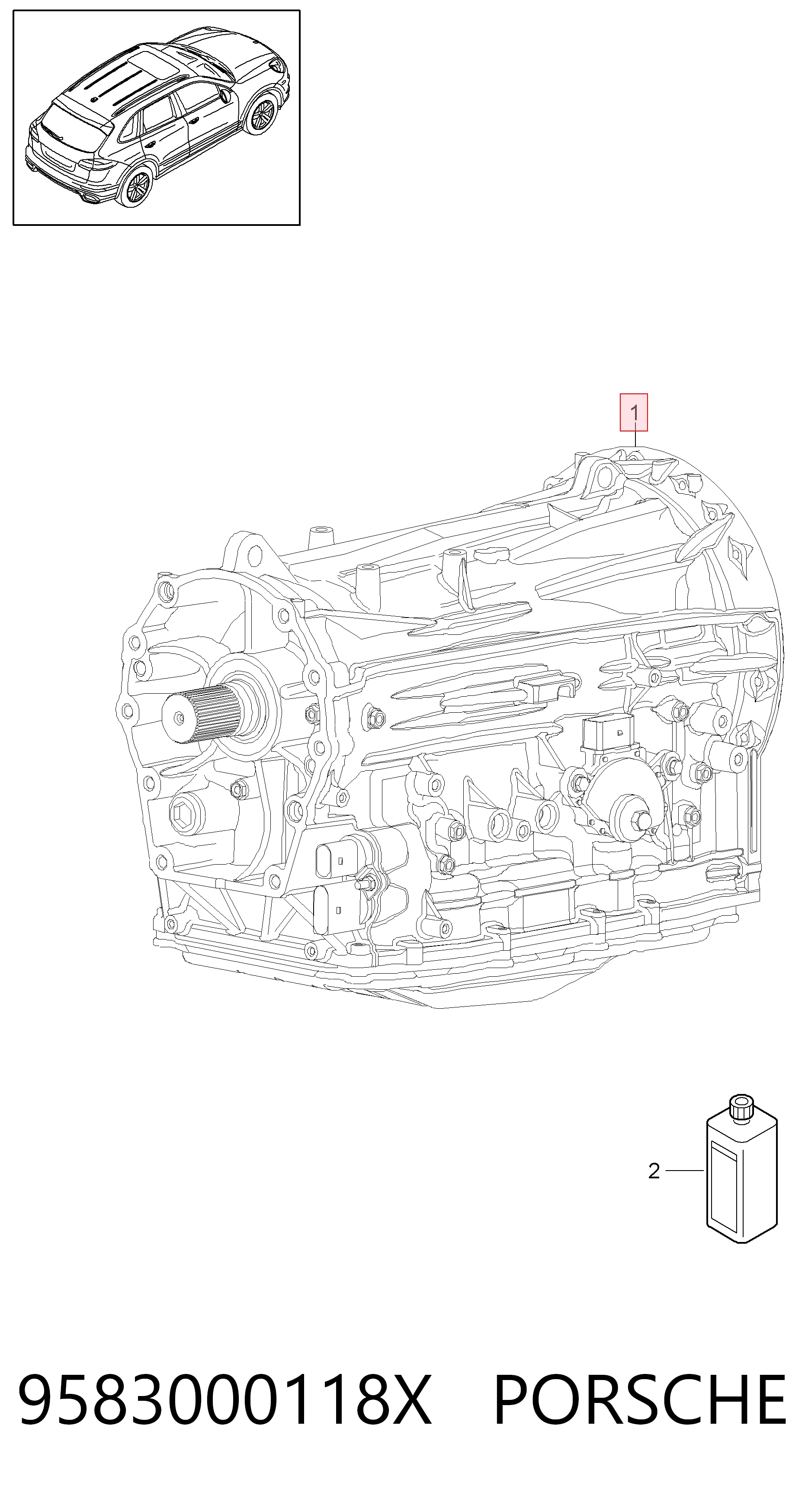 Коробка передач автомат VAG 95830001170 цена, от 4275.25 USD