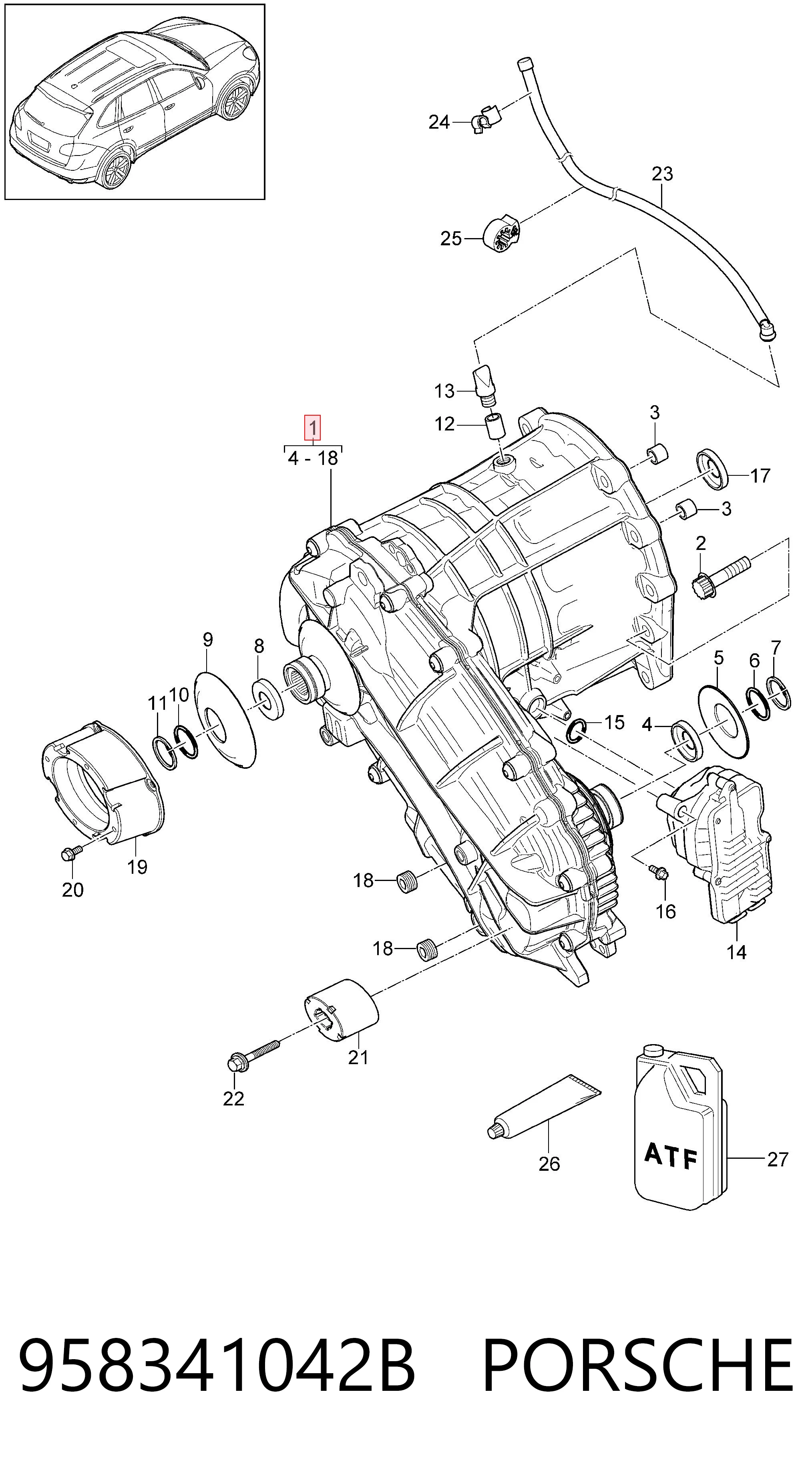958341042B Porsche