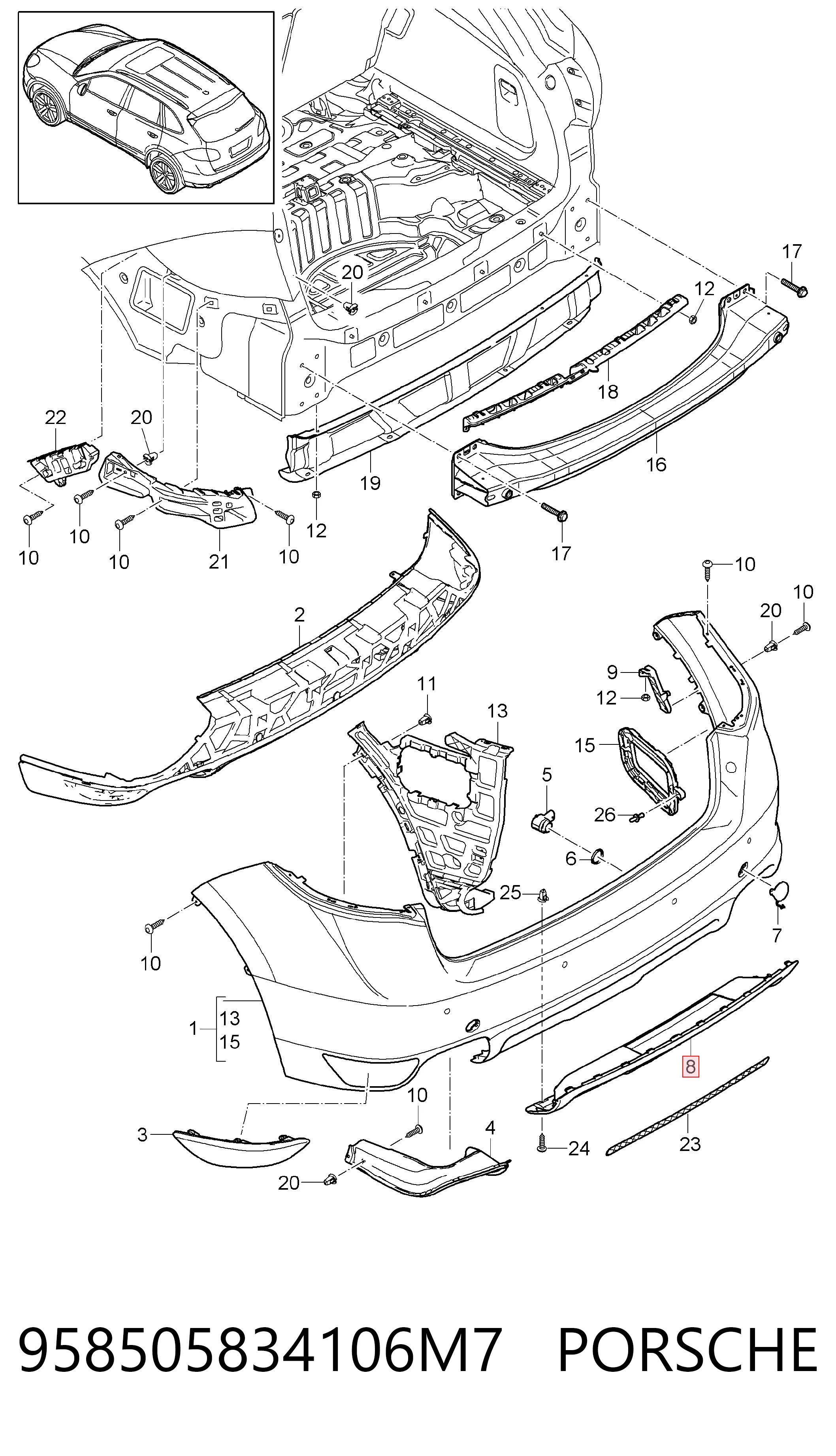 958505834106M7 Porsche 