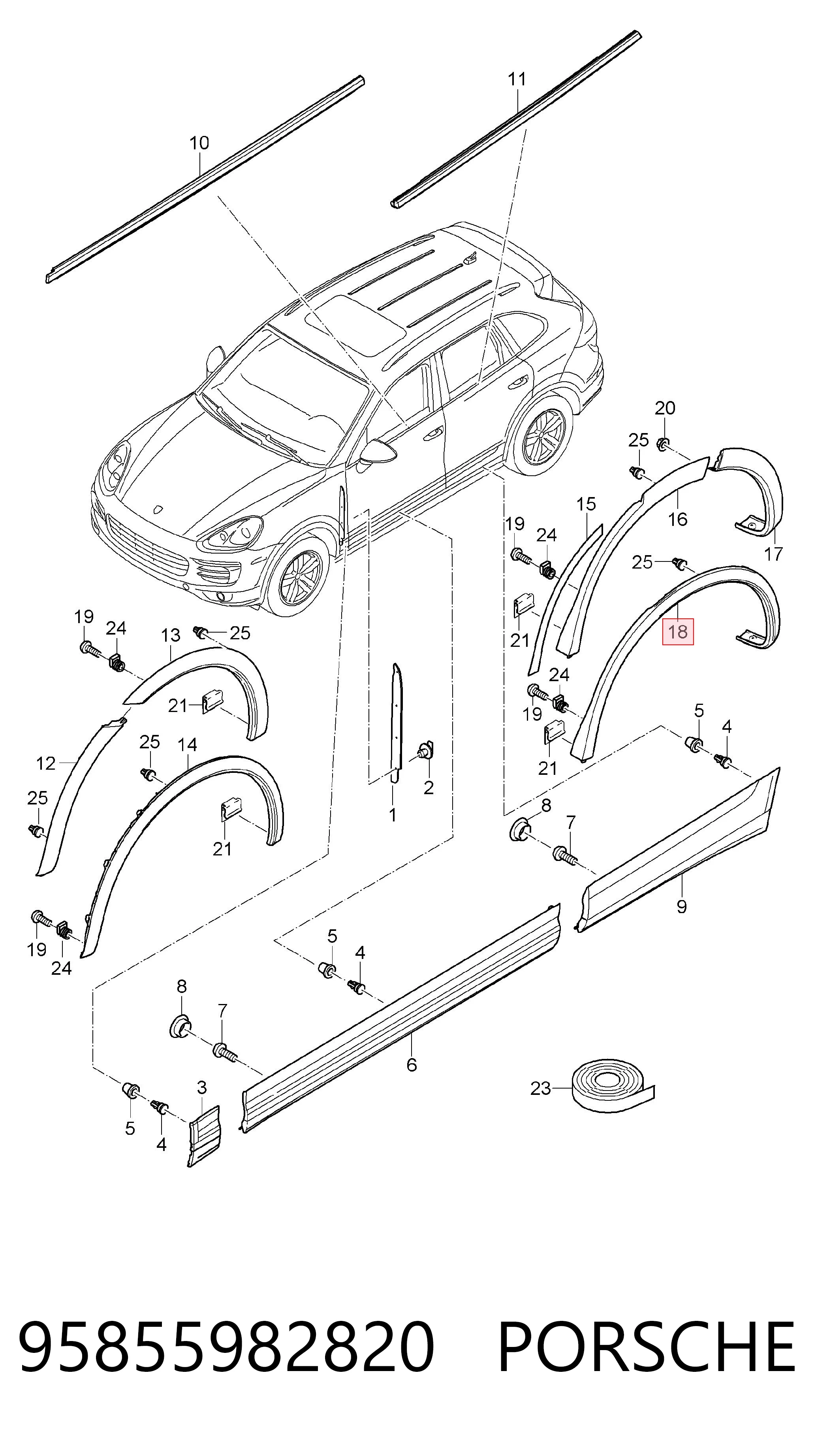 95855982820 Porsche 