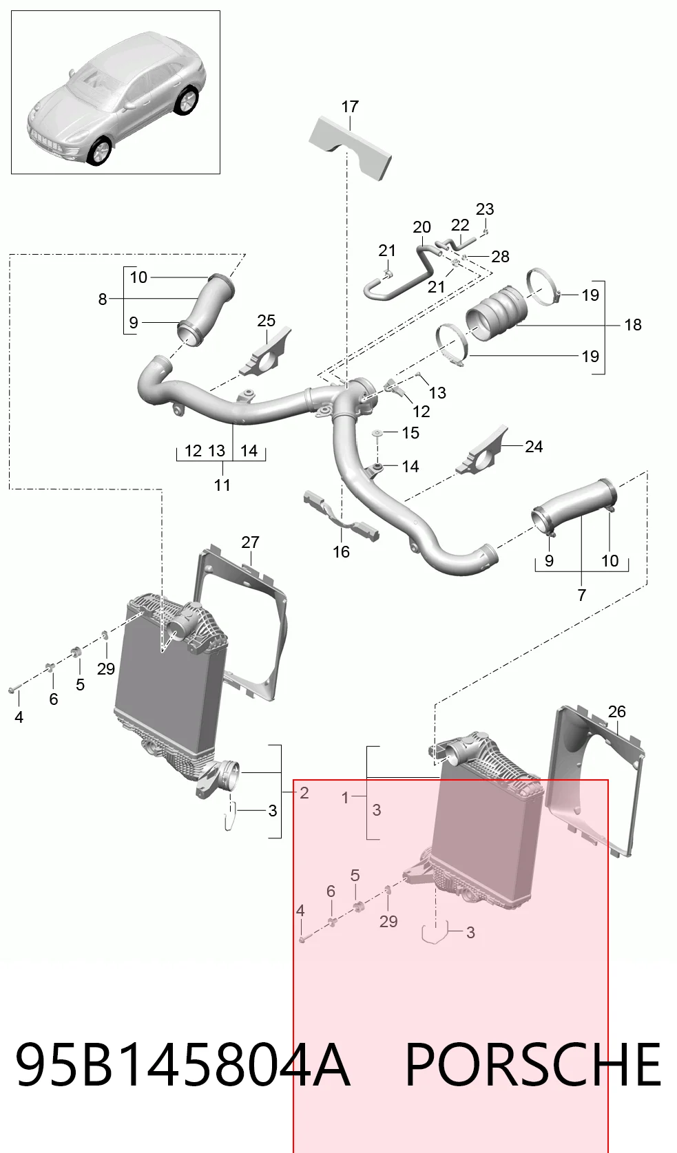 Система охлаждения наддувочного воздуха Polcar 58X1J82 цена, от 126.39 USD